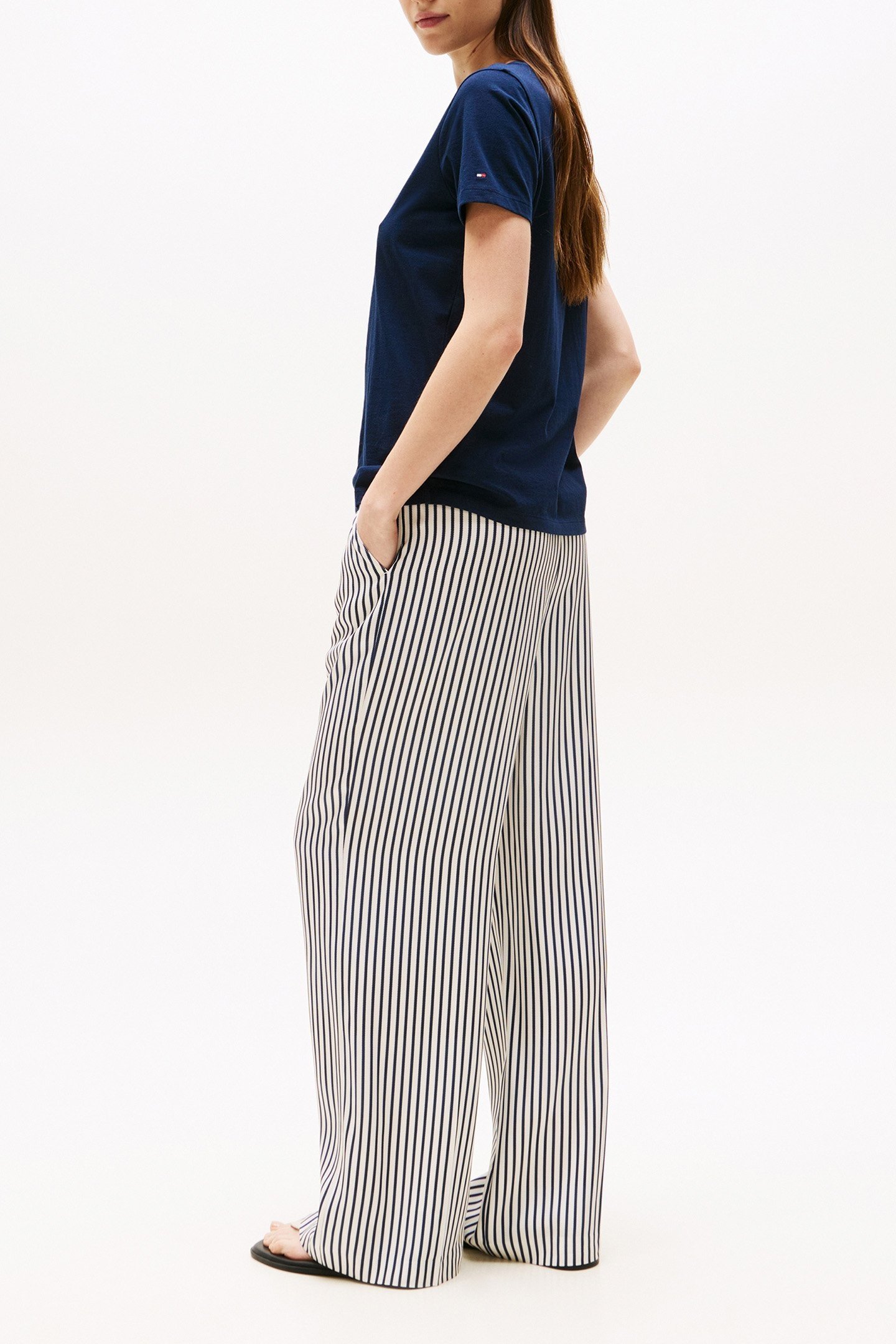 LUREX SCRIPT REGULAR FIT T-SHIRT NAVY 3