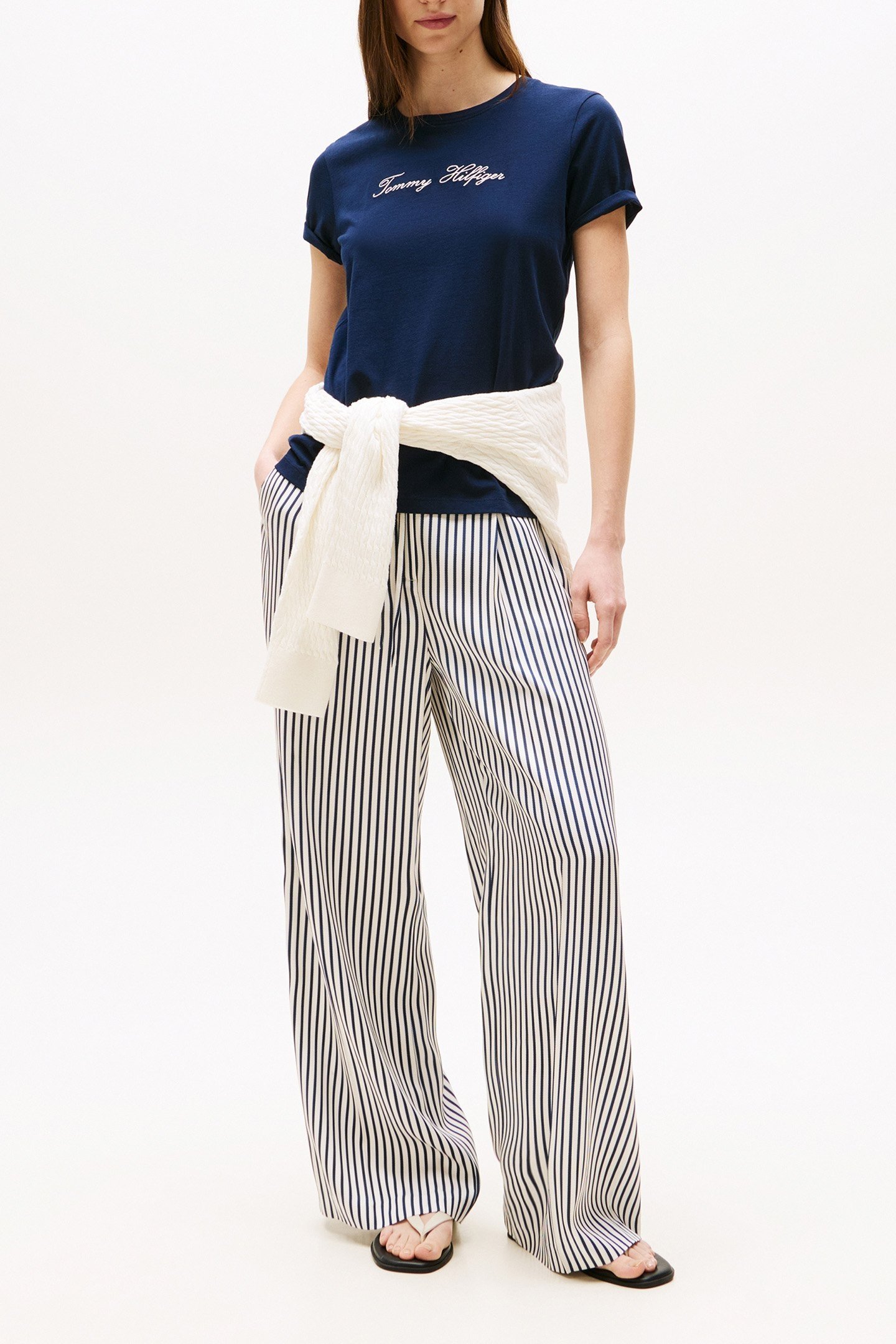 LUREX SCRIPT REGULAR FIT T-SHIRT NAVY 4