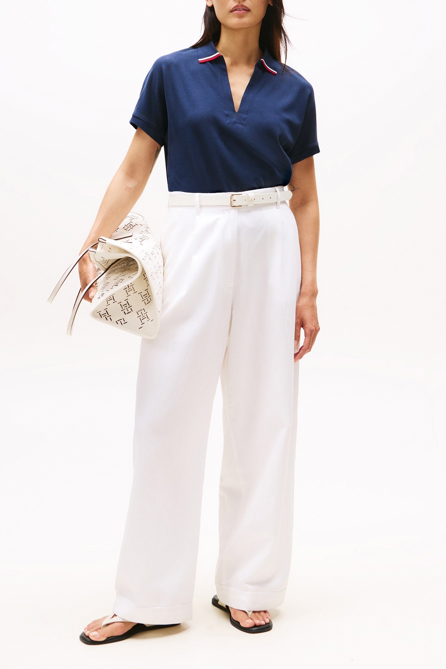 TIPPING POLO REG FIT S/S DARK BLUE 2