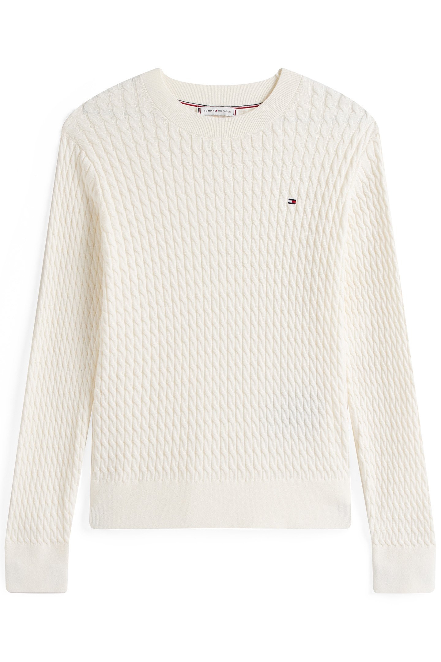 TOMMY HILFIGER WOMEN'S REGULAR FIT SWEATER WHITE 4