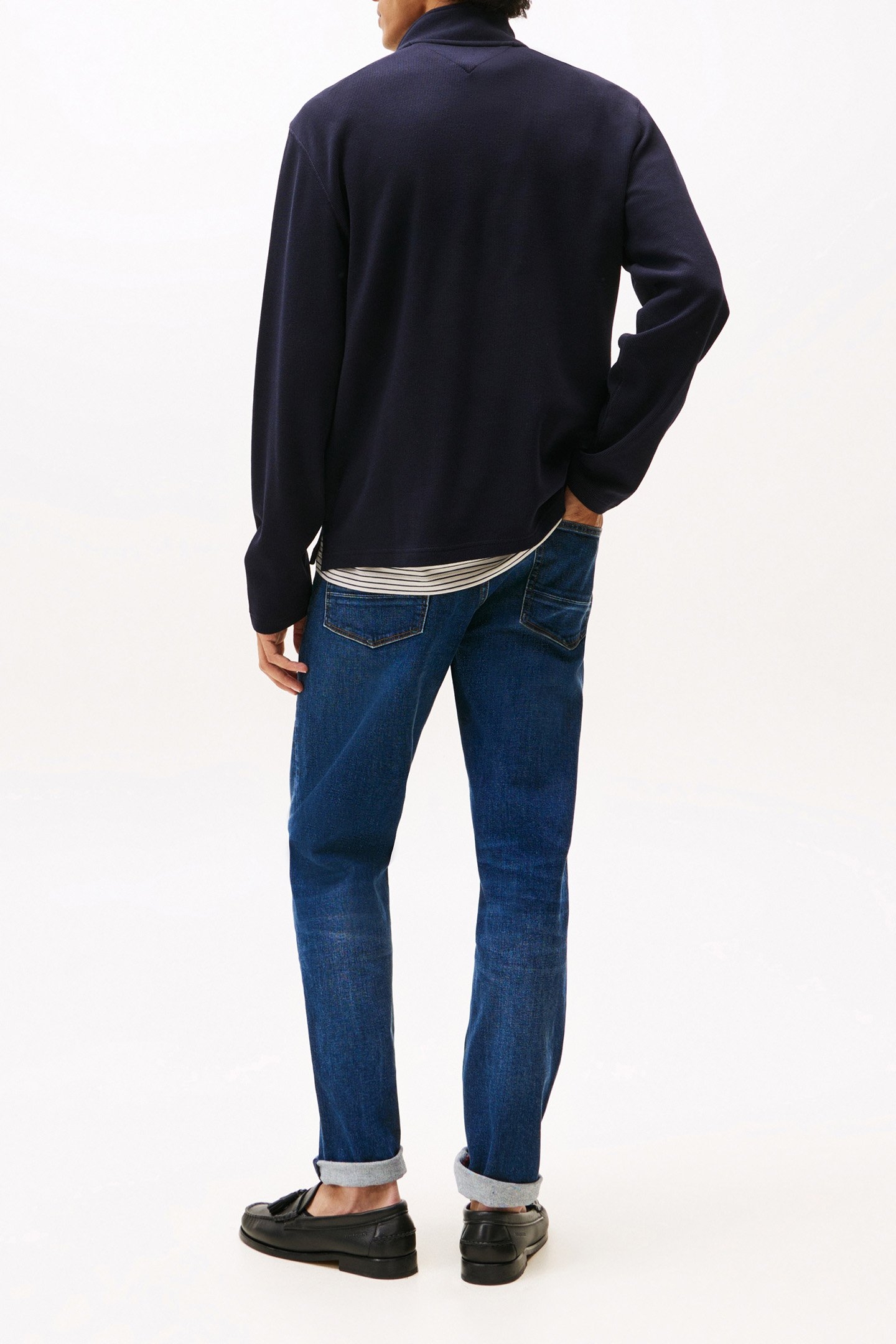 COTTON MODAL WAFFLE DESERT SKY 3