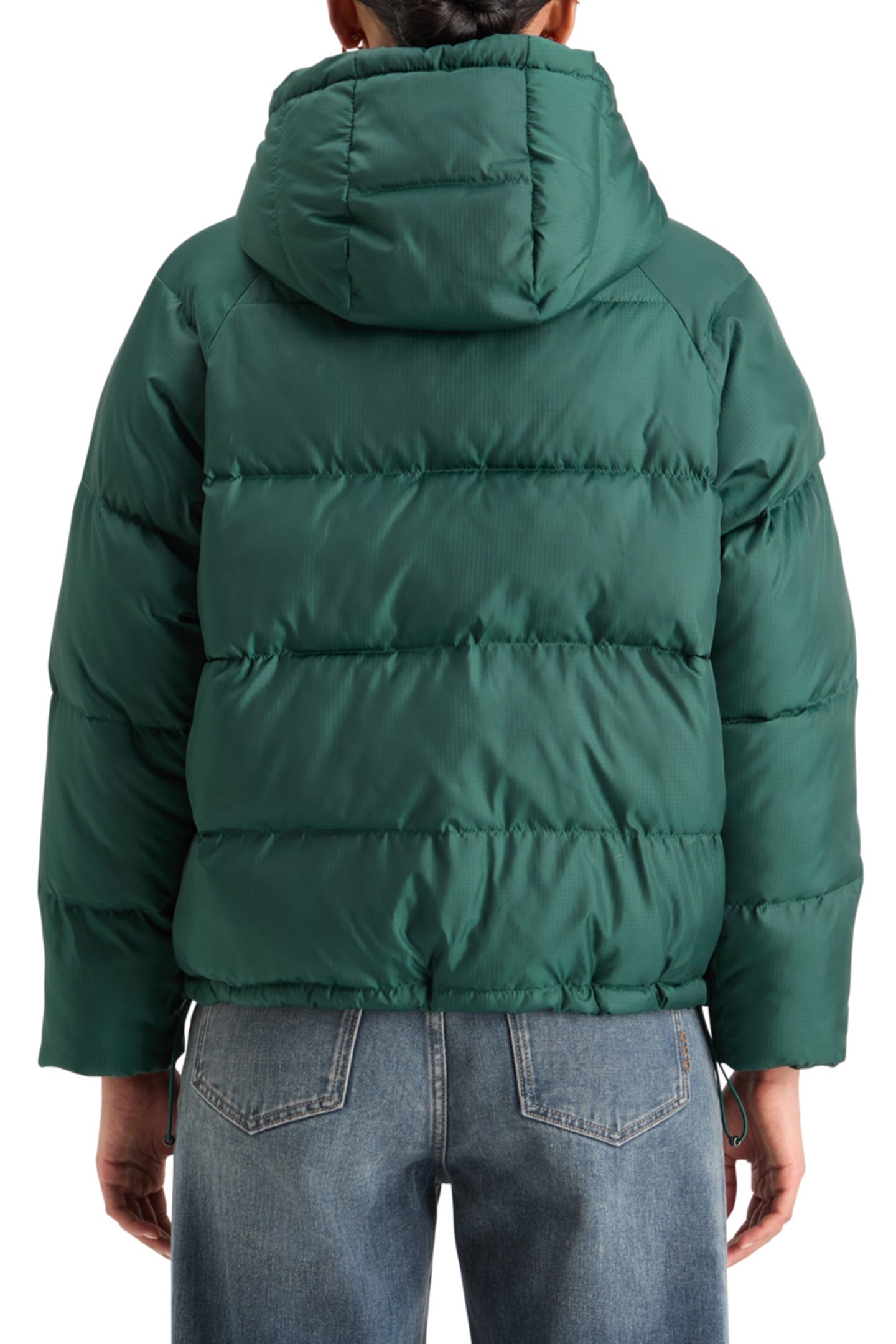 SHORT RIPSTOP PUFFER CYPRESS GREEN 2