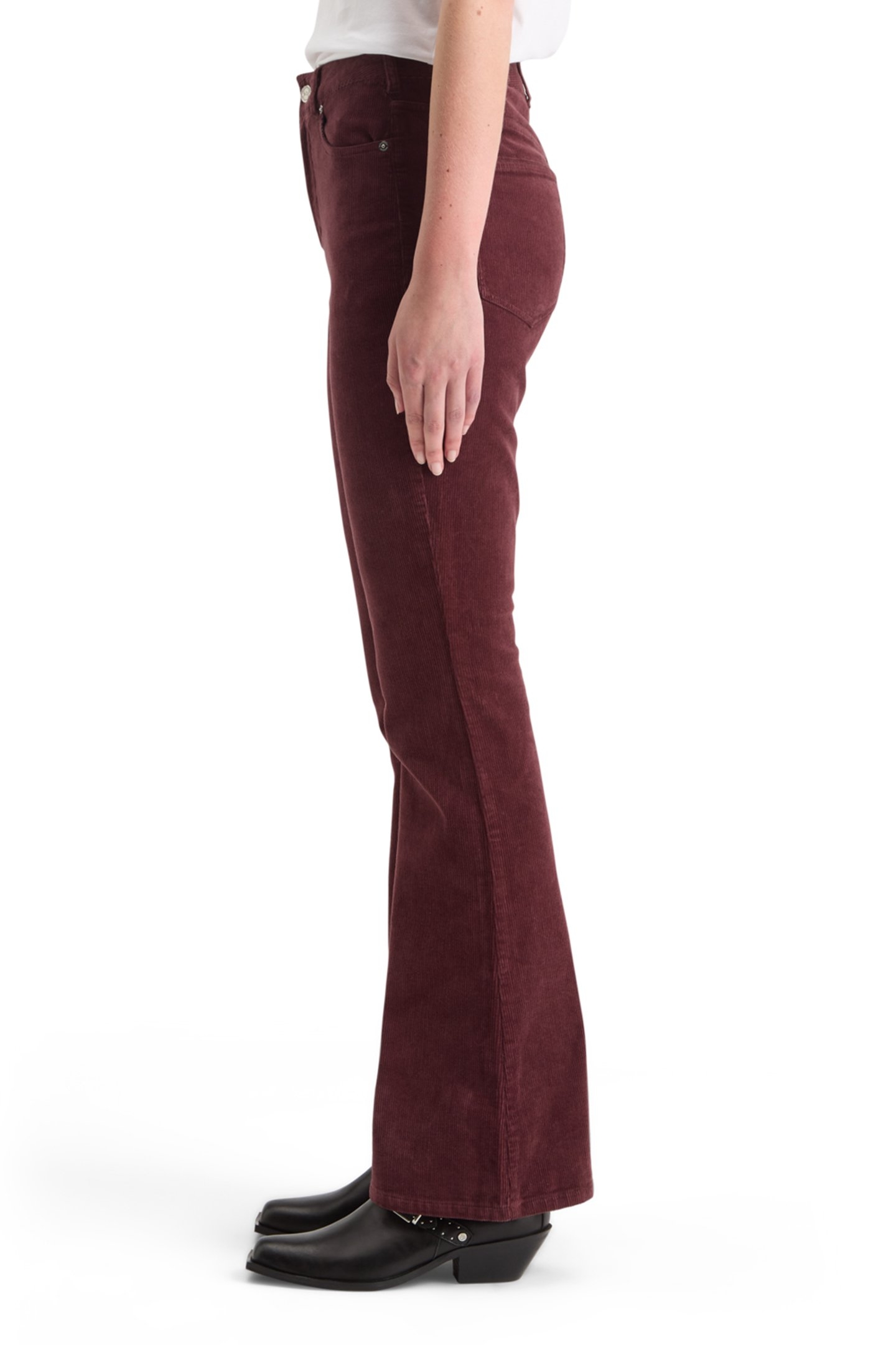 THE CHARM CLASSIC FLARED JEANS IN COLOURED STRETCH CORDUROY 6