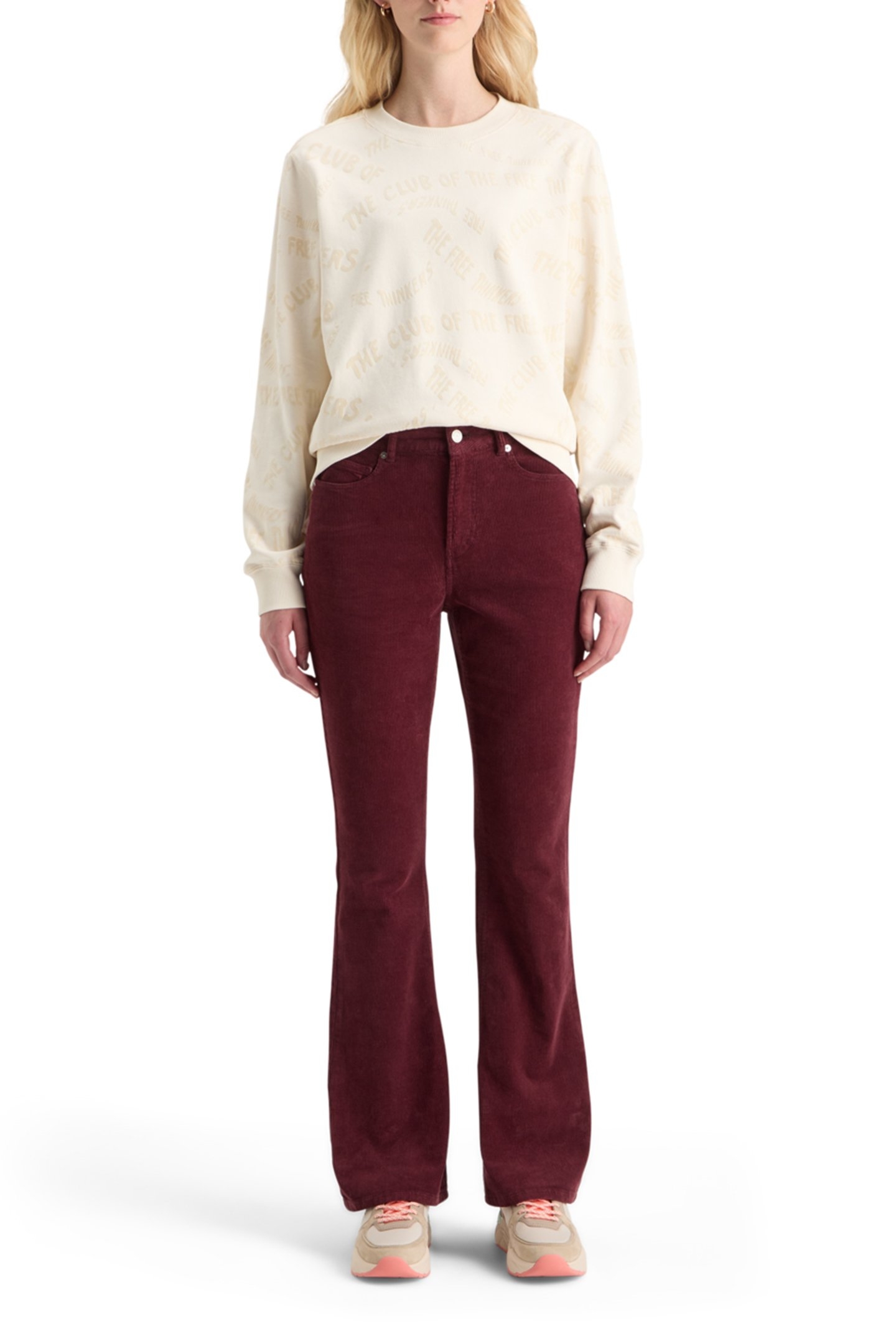 FLOCK AOP REGULAR FIT SWEATSHIRT SOFT ICE 3