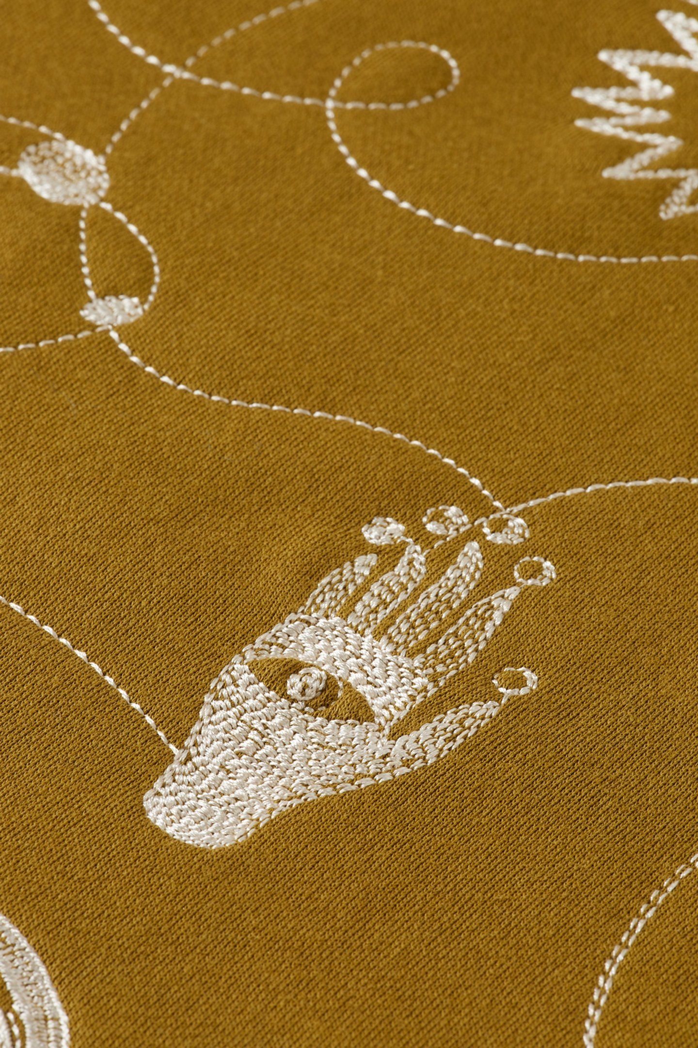 EMBROIDERED REGULAR FIT SWEATSHIRT OLIVE 7