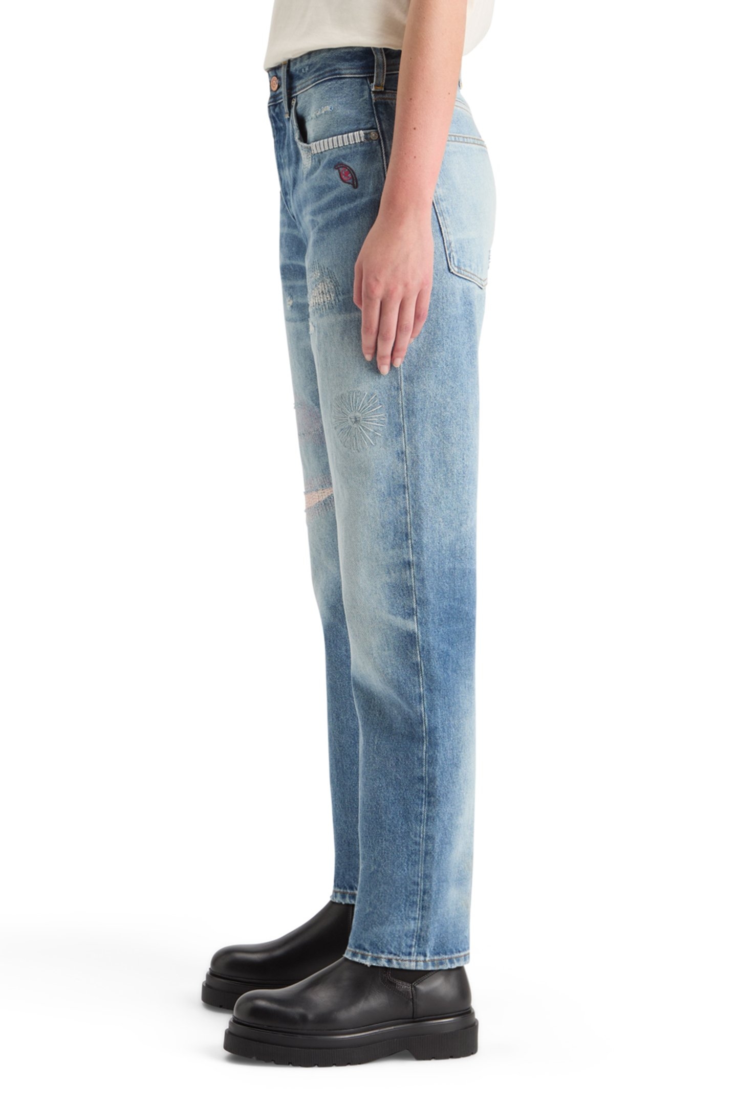 THE BUZZ SLIM BOYFRIEND JEANS - PLAYLIST 6