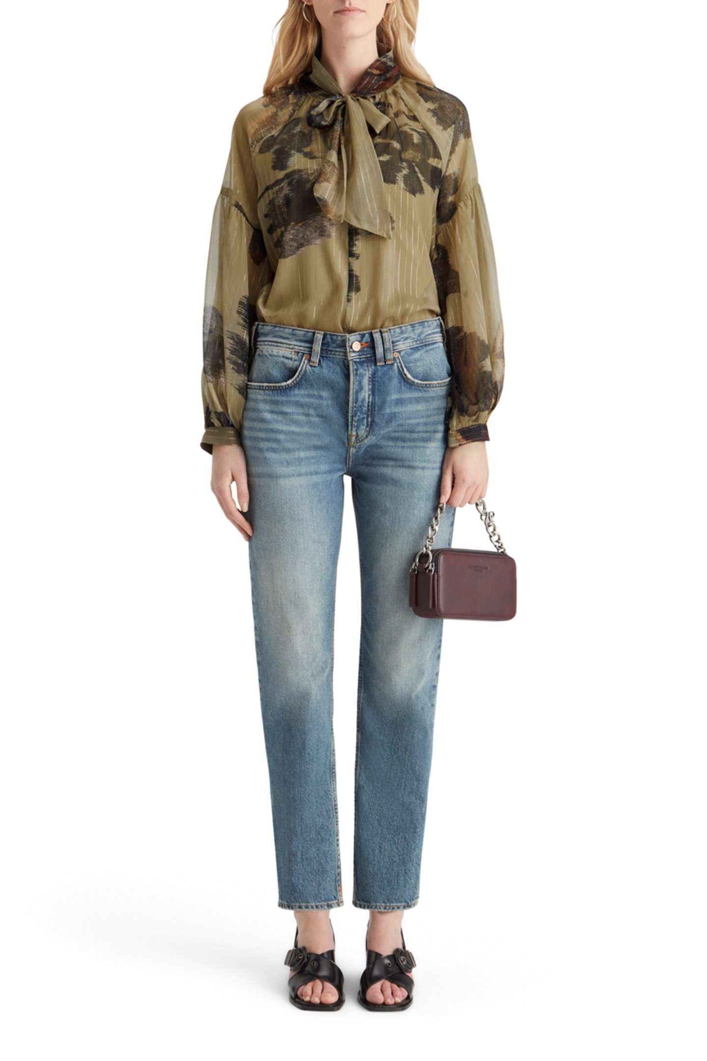 LUREX TOP POETRY TAPESTRY MILITARY 3