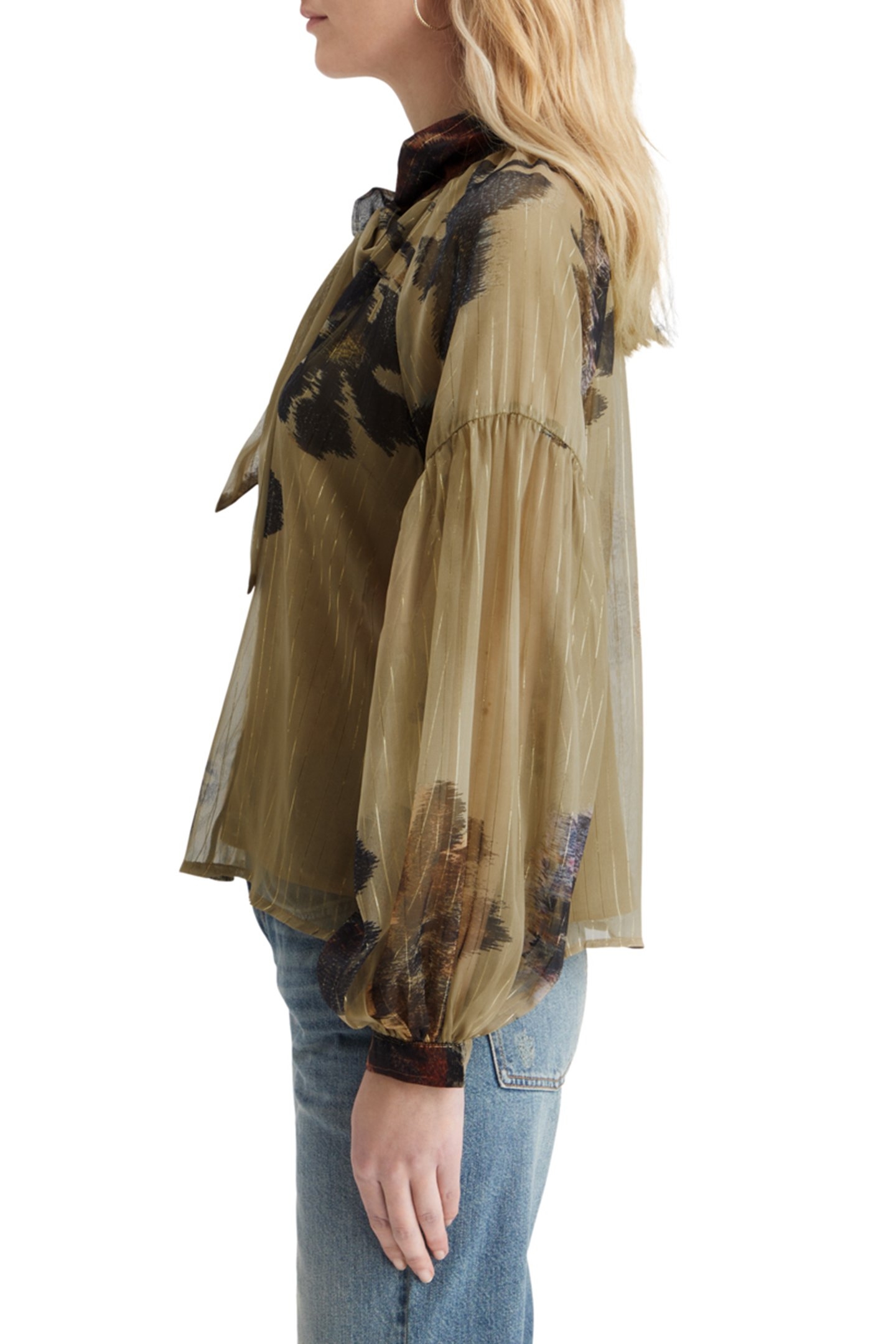 LUREX TOP POETRY TAPESTRY MILITARY 6