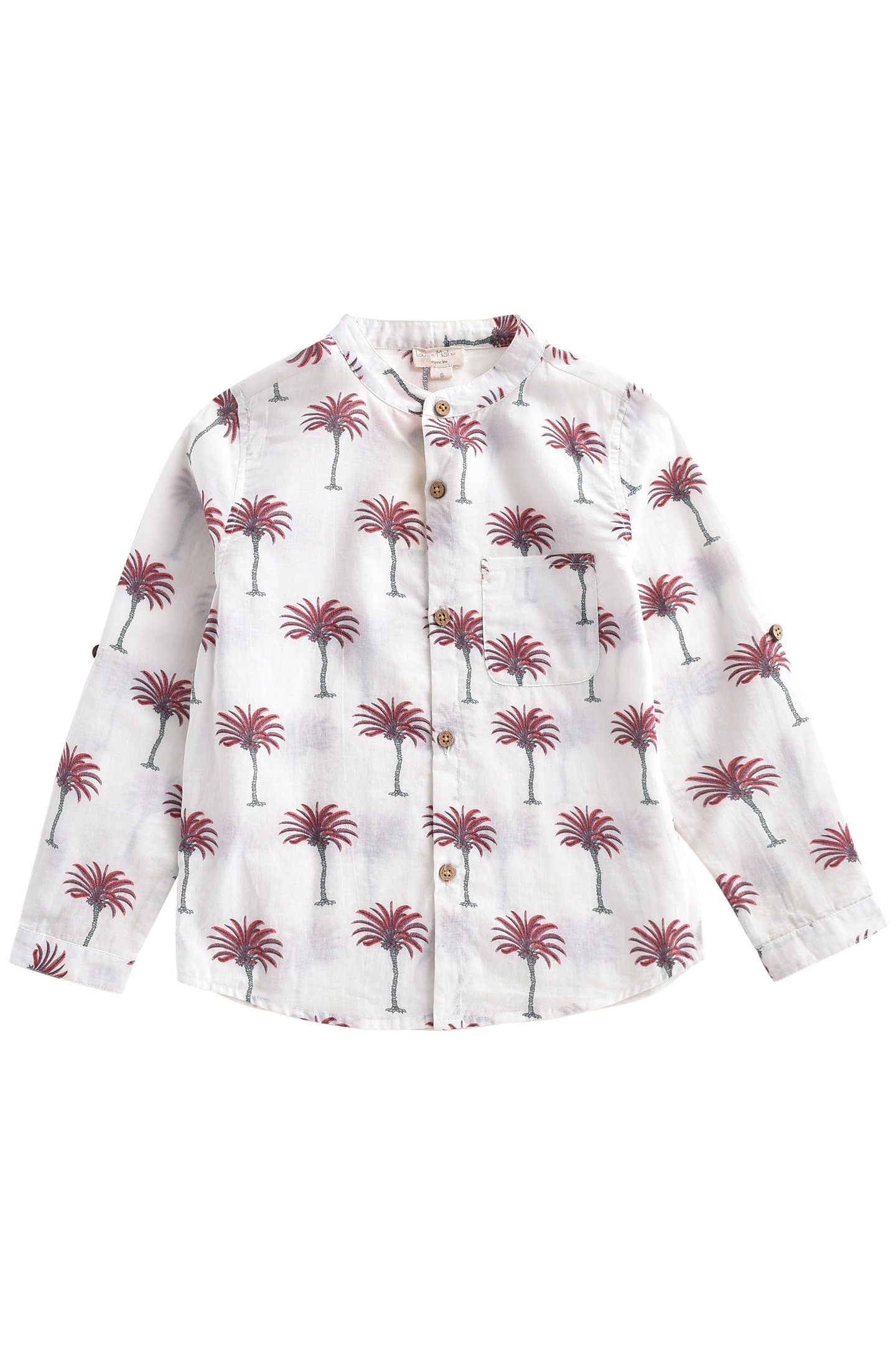 SHIRT AMOD WHITE TROPICAL 2
