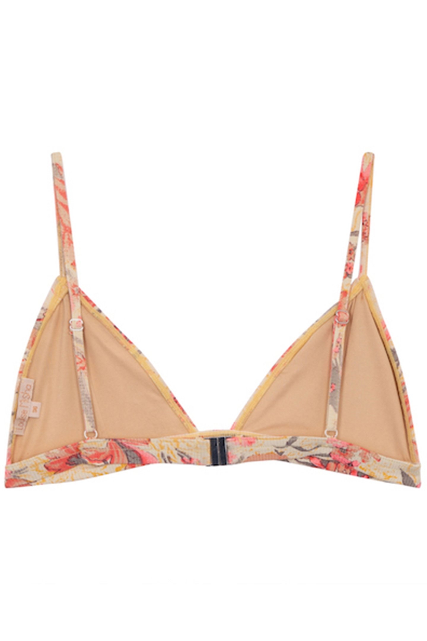 BIKINI - TOP CARLIE PINK FLOWERS 3