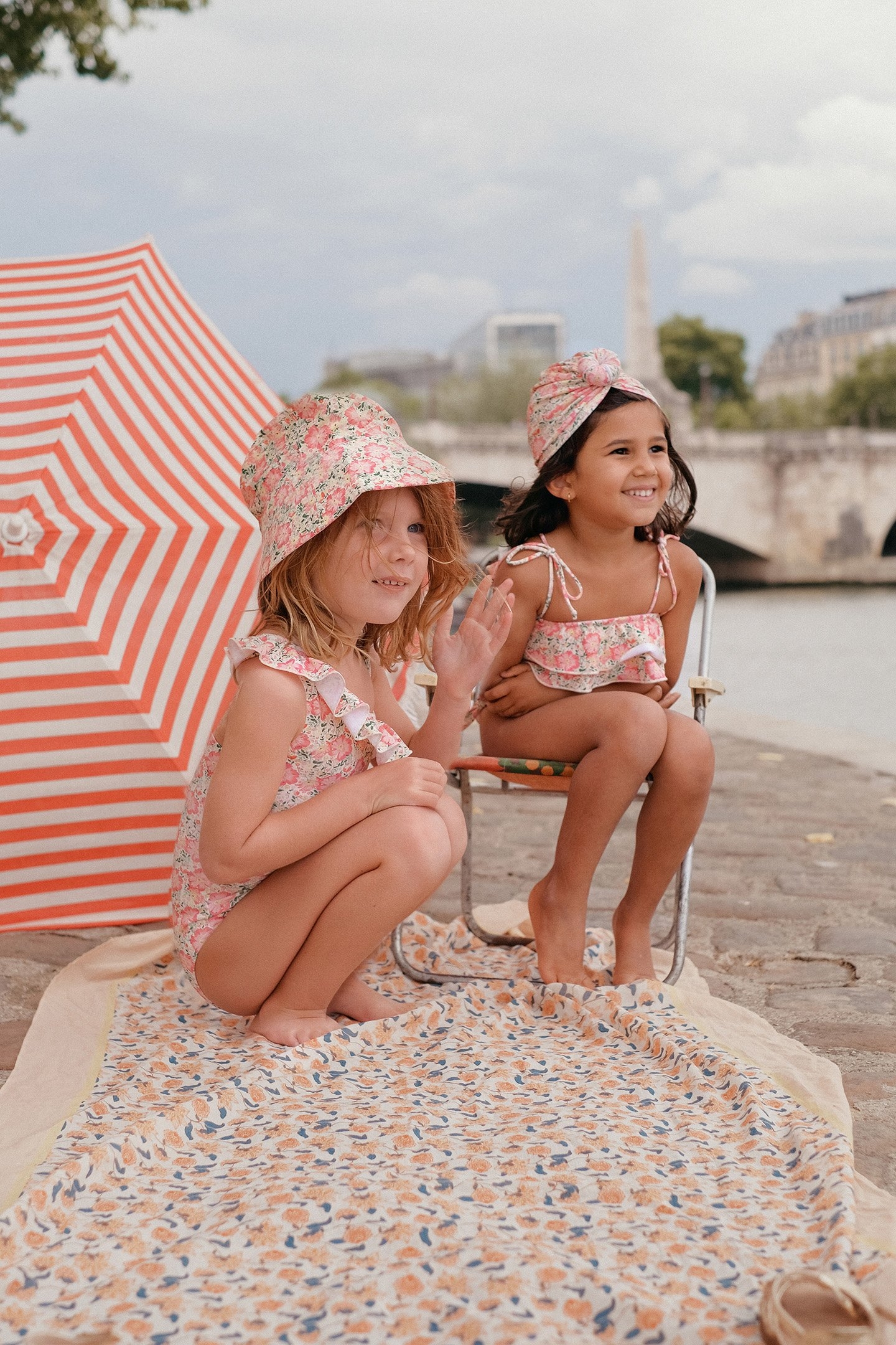 BATHING SUIT AUDREY PINK MEADOW 4