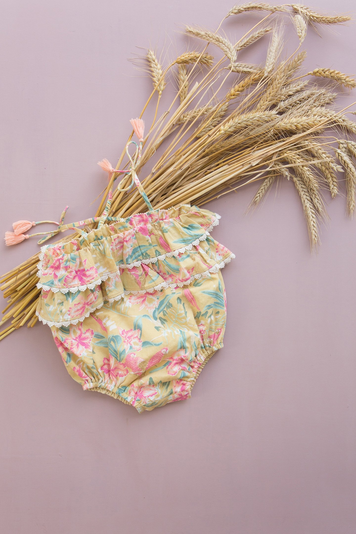 ROMPERS KUMAL SOFT HONEY PARROTS 6