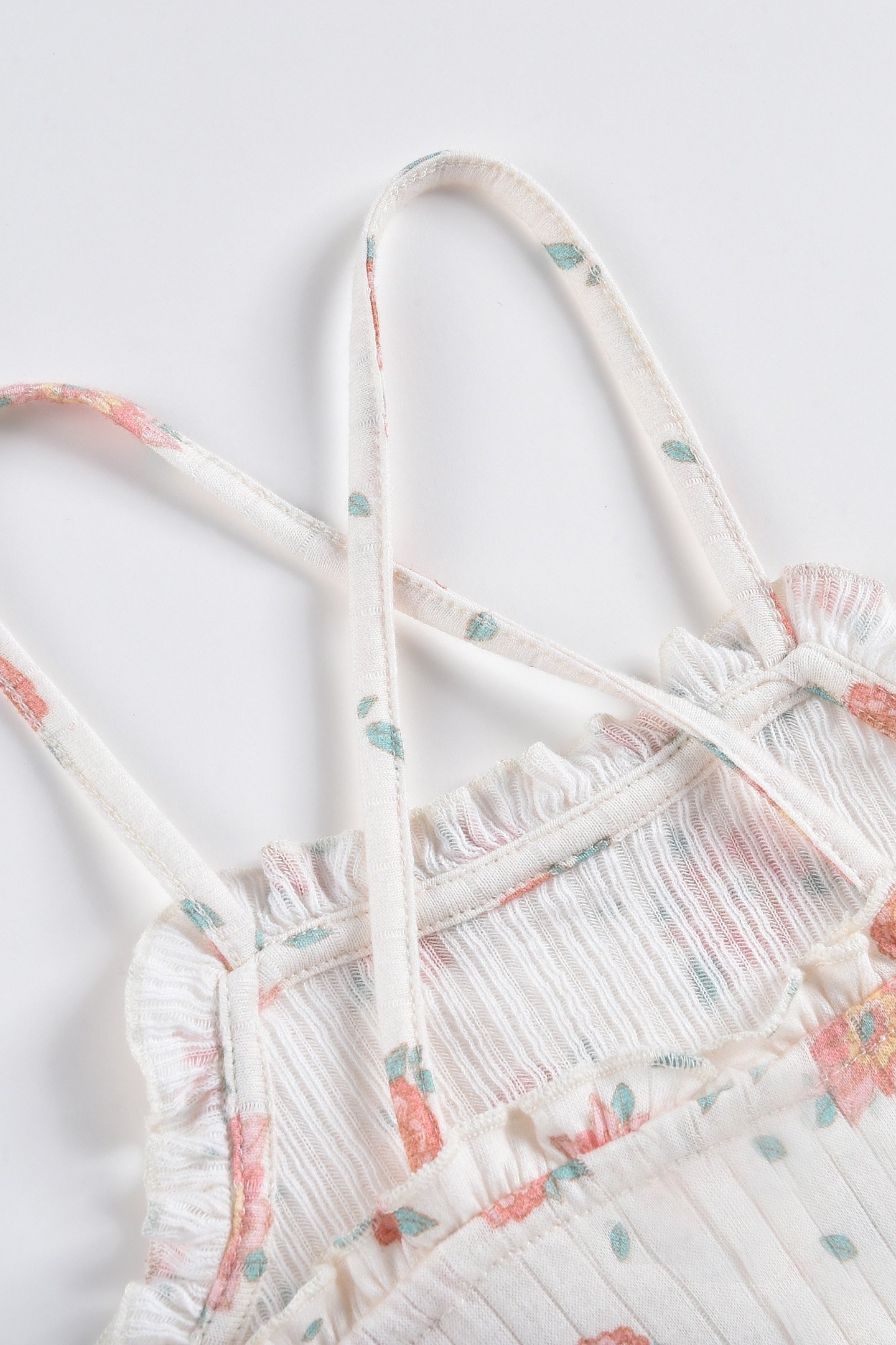 TANK TOP ALASHA OFF-WHITE FLOWERS 8