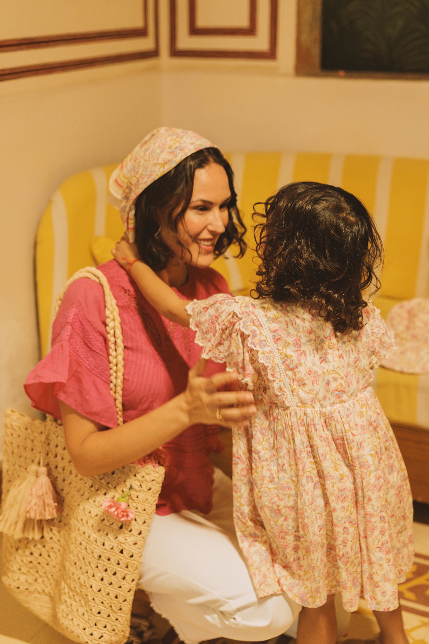 DRESS SILOE CREAM PADMA MUDRA 2