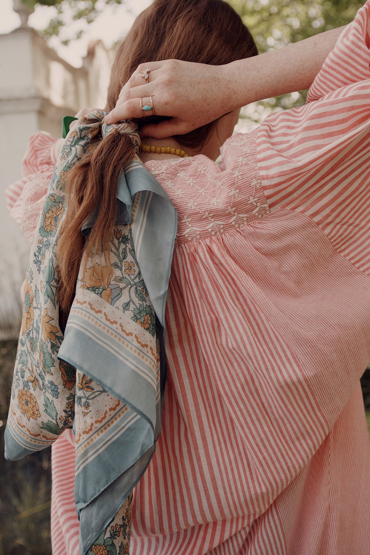 DRESS DEEPALINA STRAWBERRY STRIPES 3