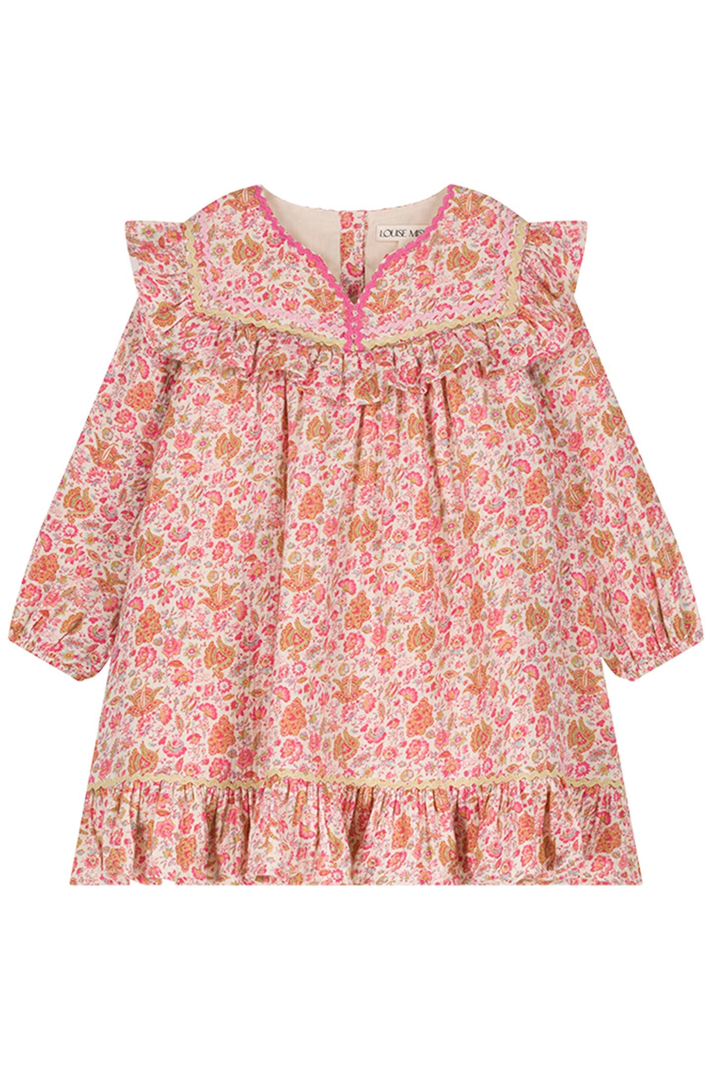 DRESS JILANA CREAM FLOWER FIELDS 2