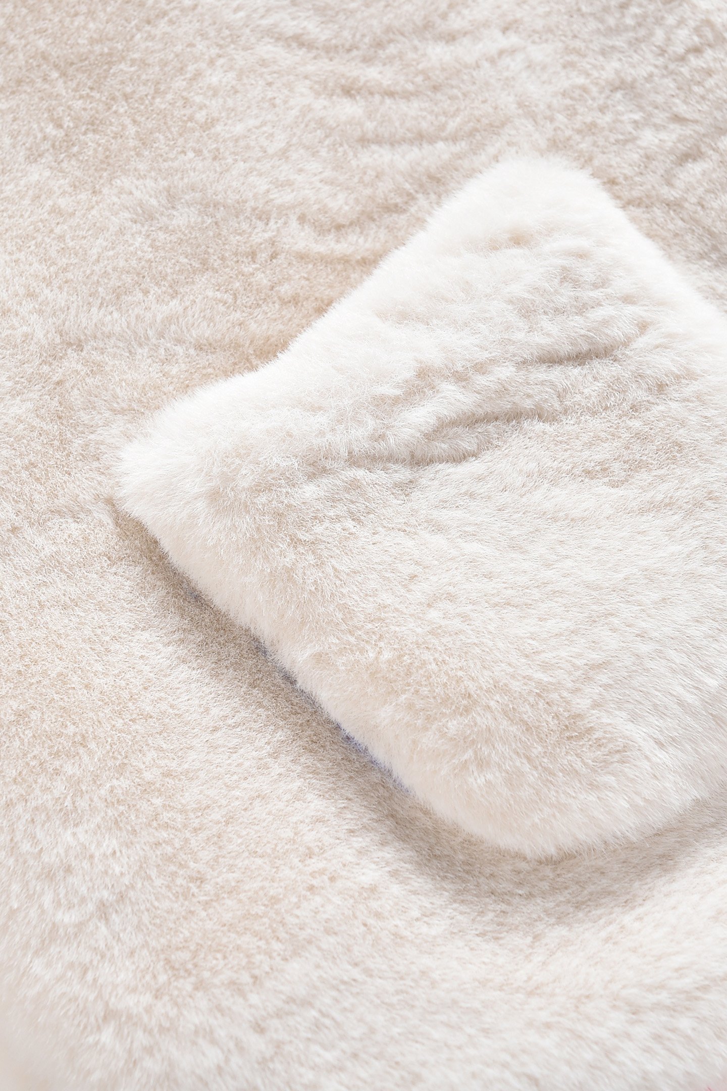 REVERSIBLE COAT FELVET CREAM FLOWER FIELDS 5