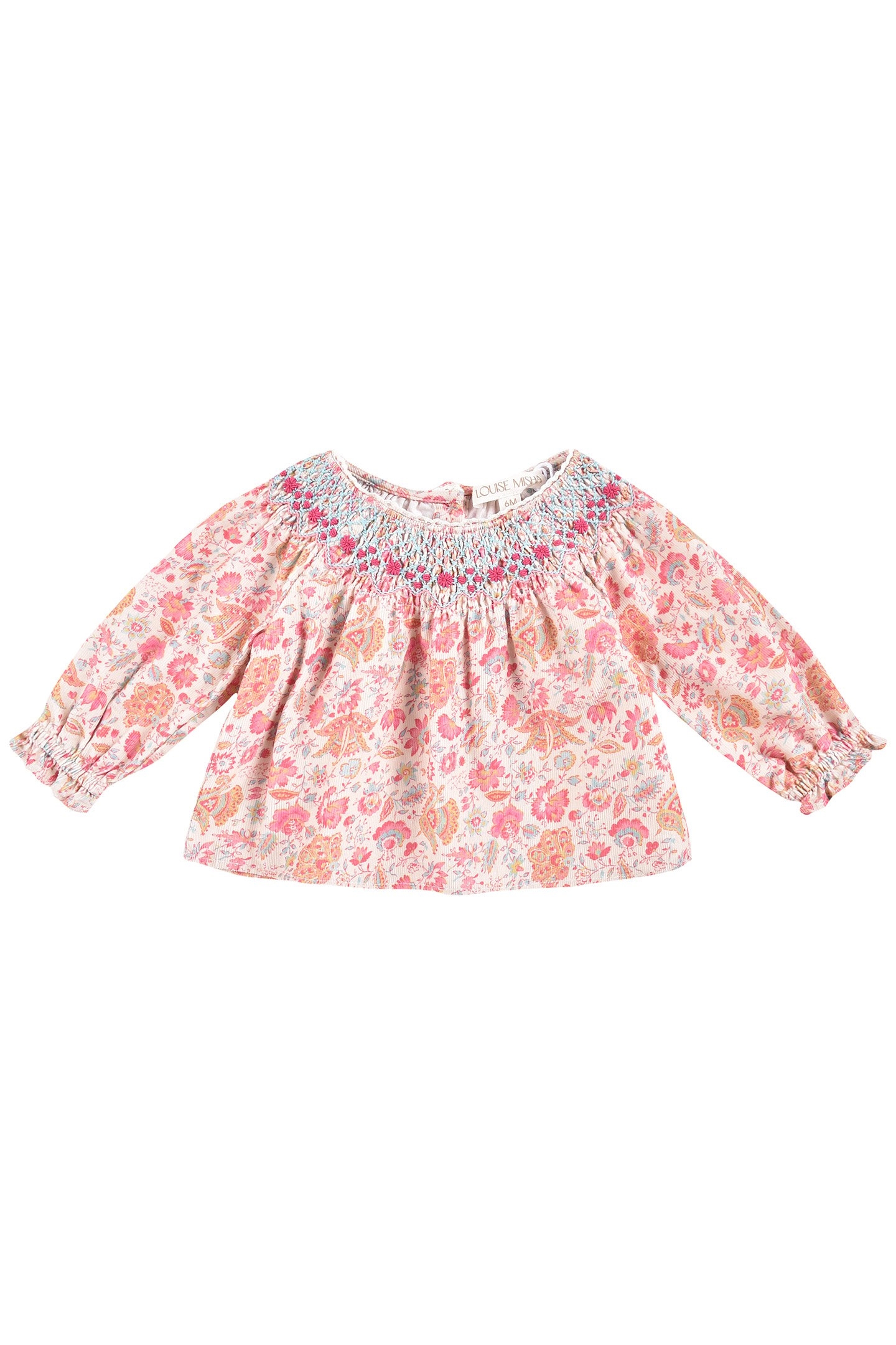 BLOUSE MAHINA CREAM FLOWER FIELDS 1
