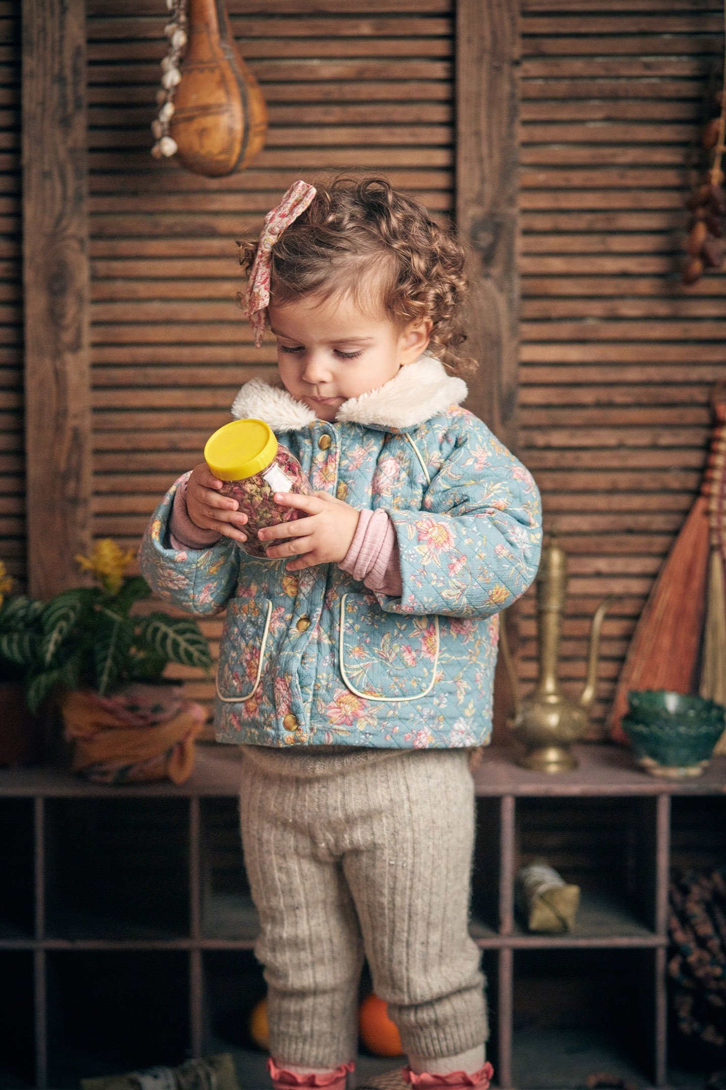 JACKET JASMINA BLUE ROSA DAMASCENA 2