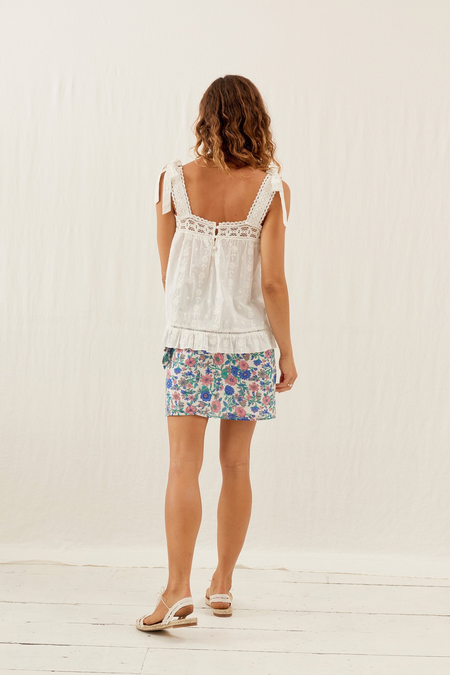 SKIRT CHARLIE BLUE SUMMER MEADOW 2