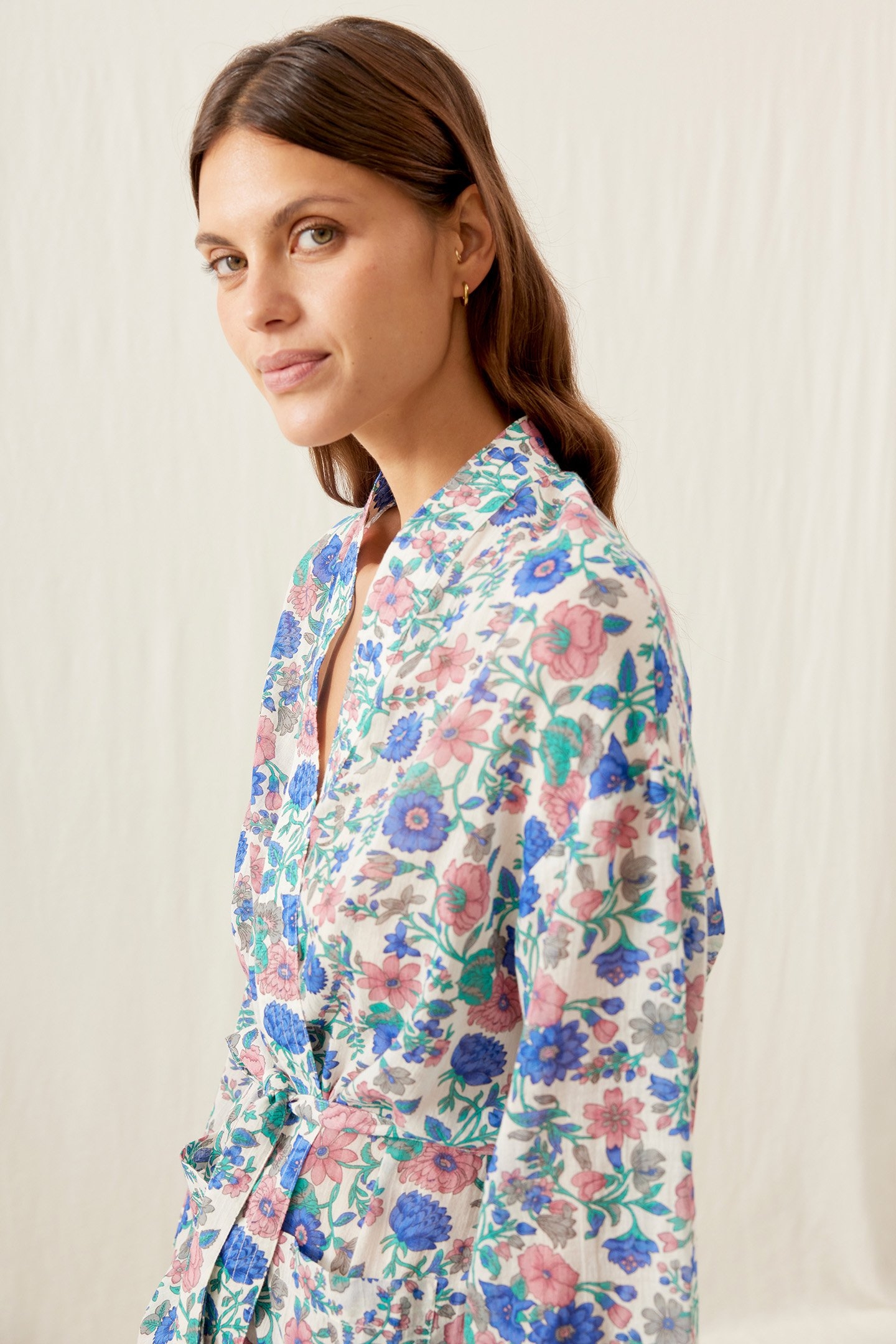 KIMONO YOKA BLUE SUMMER MEADOW 5