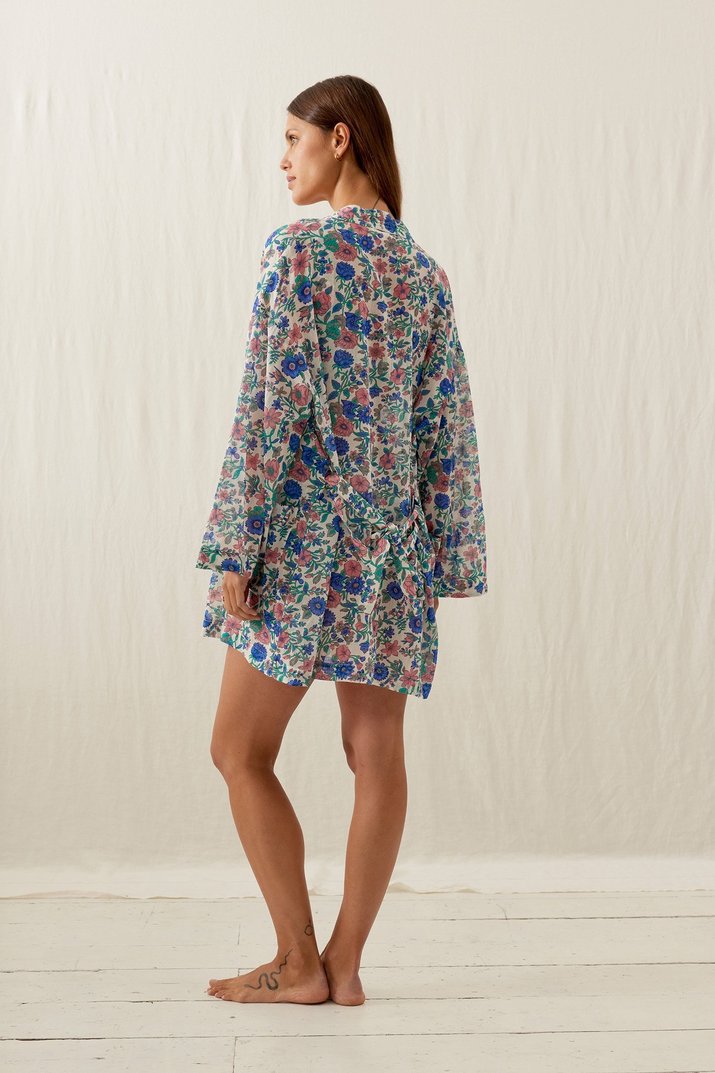 KIMONO YOKA BLUE SUMMER MEADOW 4