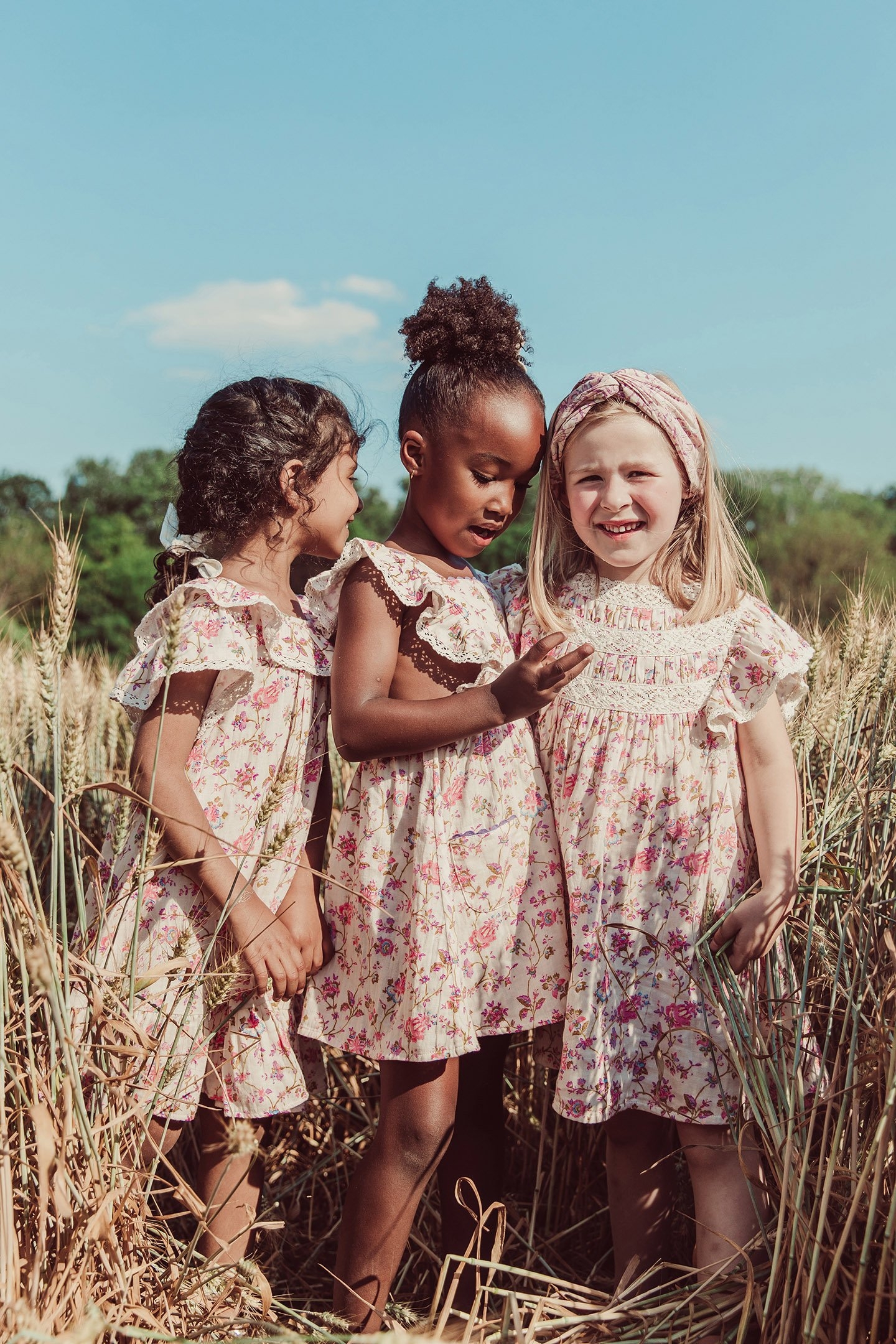 DRESS HUGUETTE CREAM BUCOLIA FIELDS 4