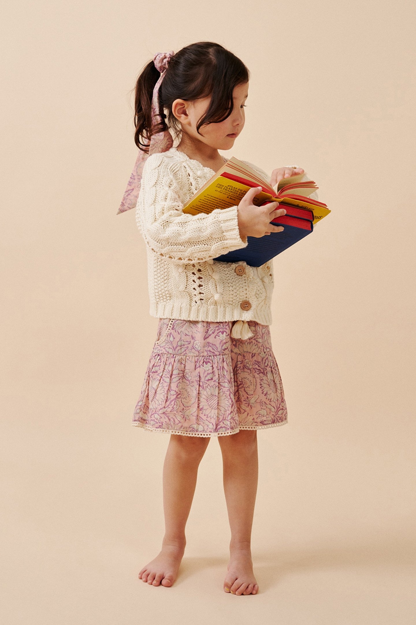 SHORTS ALAMBRA PINK DAISY GARDEN 2