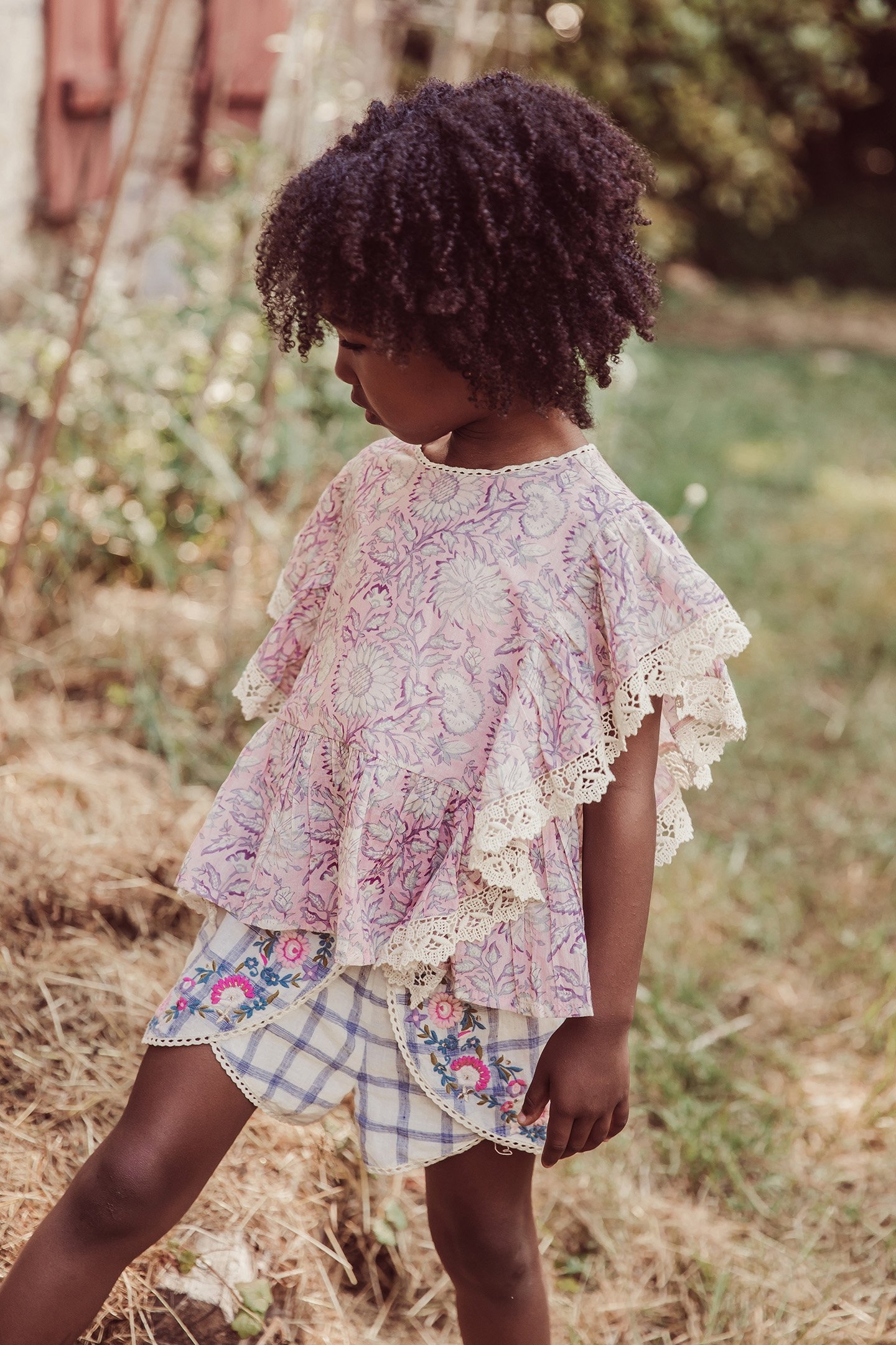 SHORTS ASYA BLUE RIVER CHECKS 3