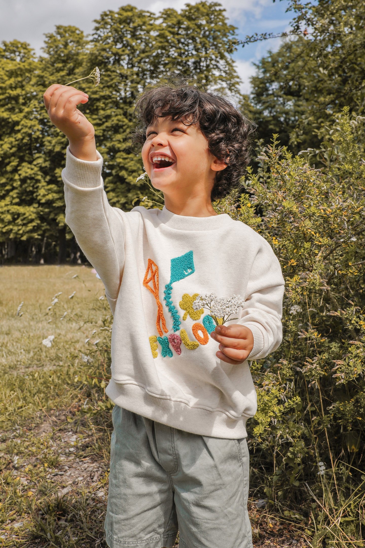 SWEATSHIRT HEATHER CREAM 2