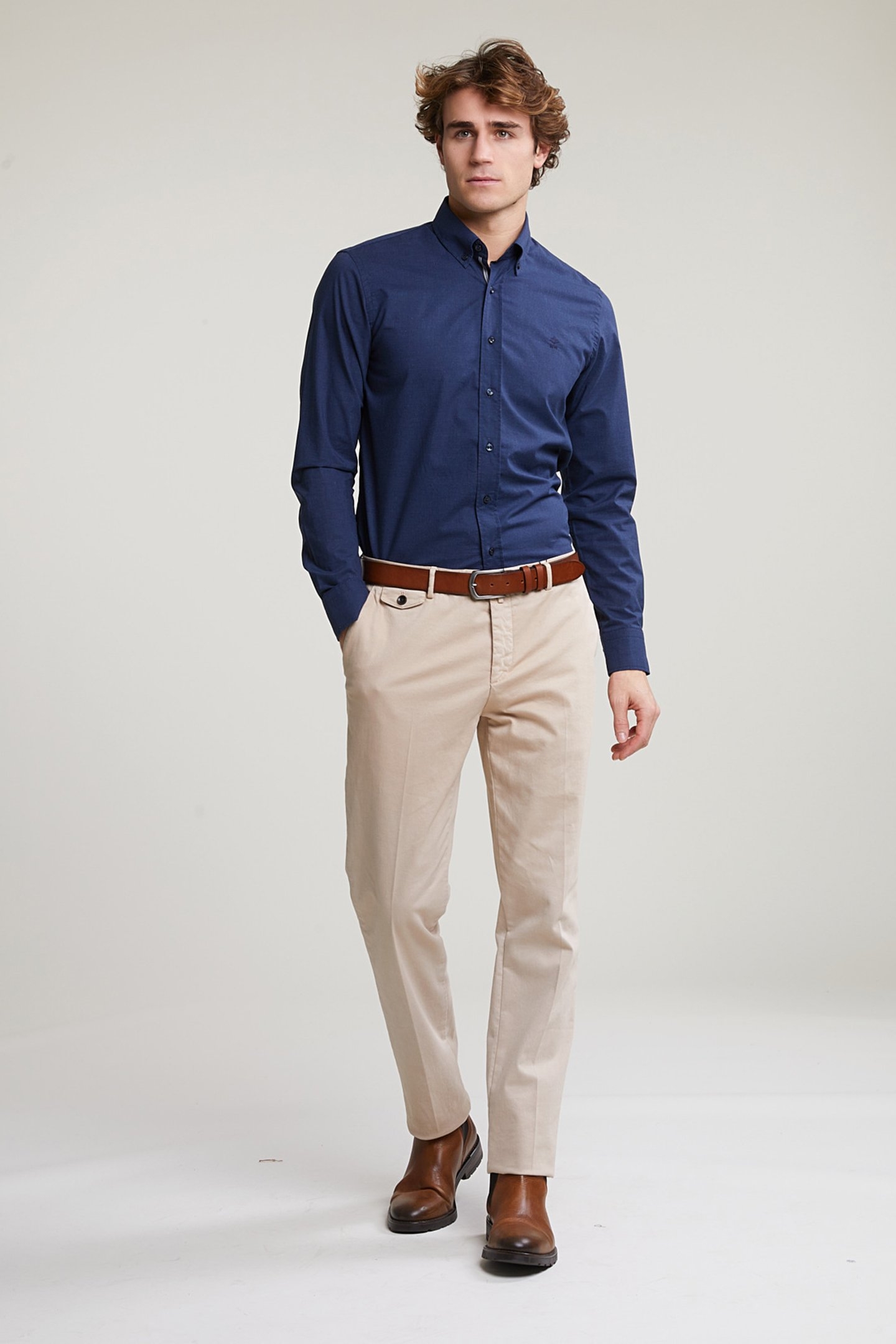 CUSTOM FIT UNI SHIRT BLUE 3