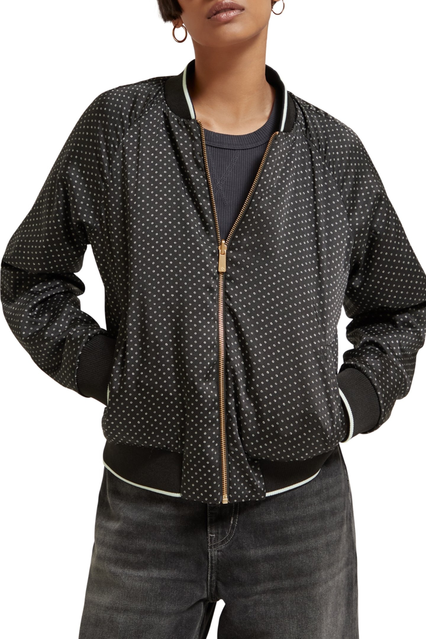 REVERSIBLE BOMBER JACKET GALAXY DYE SOFT ICE 1