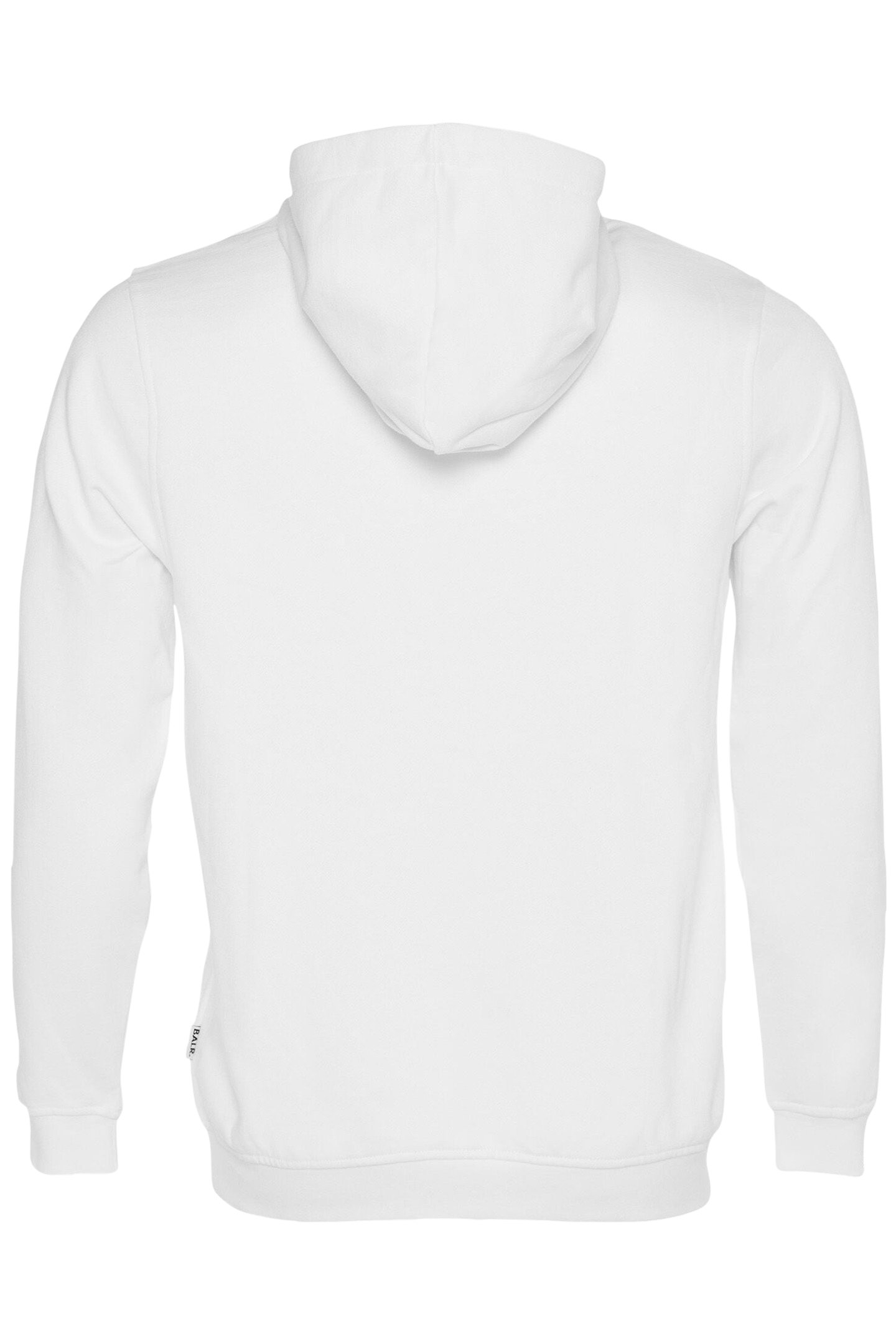 BALR. BRAND STRAIGHT HOODIE WHITE 4