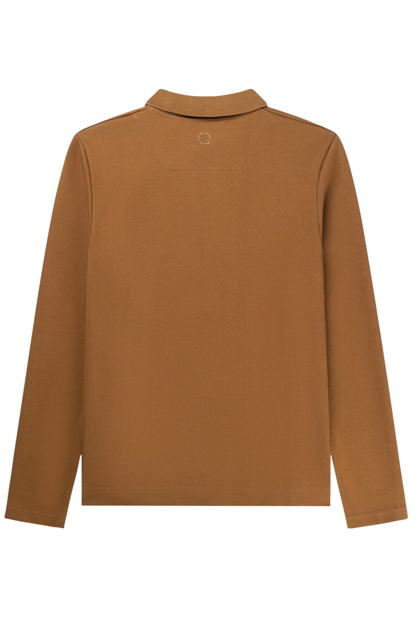Q-SERIES REGULAR FIT LONGSLEEVE POLO TOASTED COCONUT 4