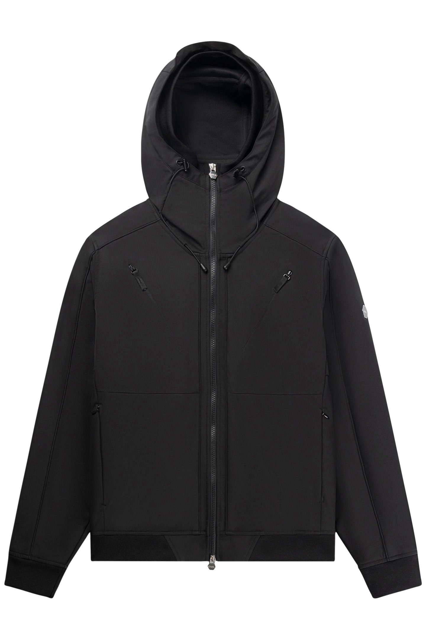 HEXLINE REGULAR FIT SOFT SHELL JACKET JET BLACK 4