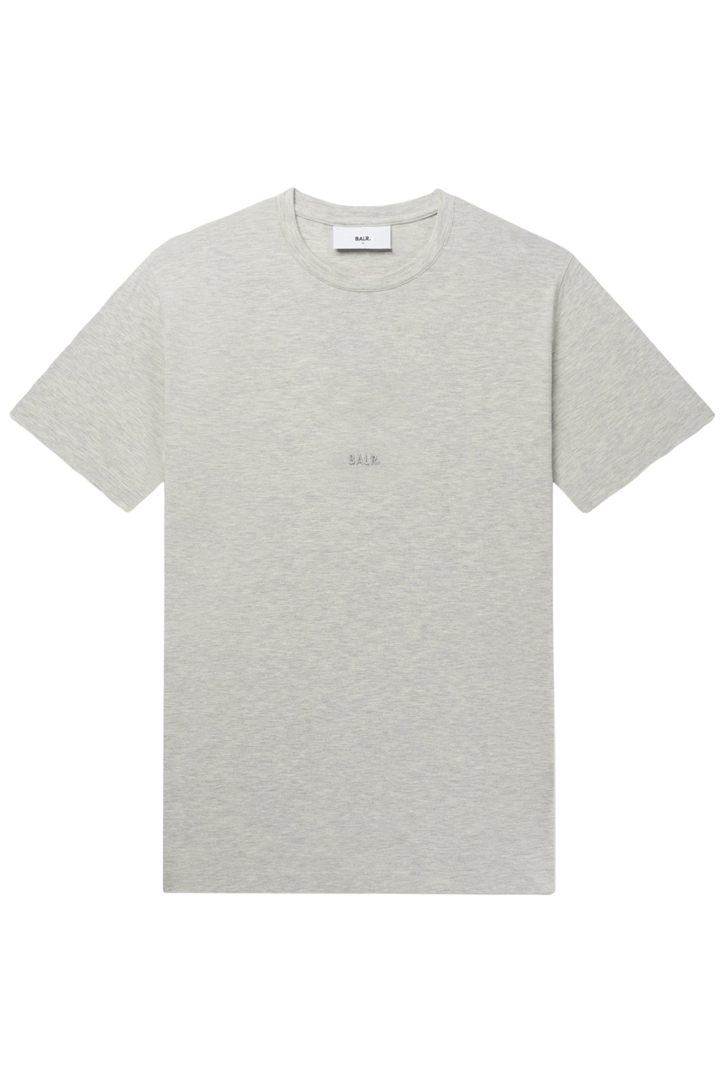 LOGO SLIM T-SHIRT LT GREY MELANGE 4