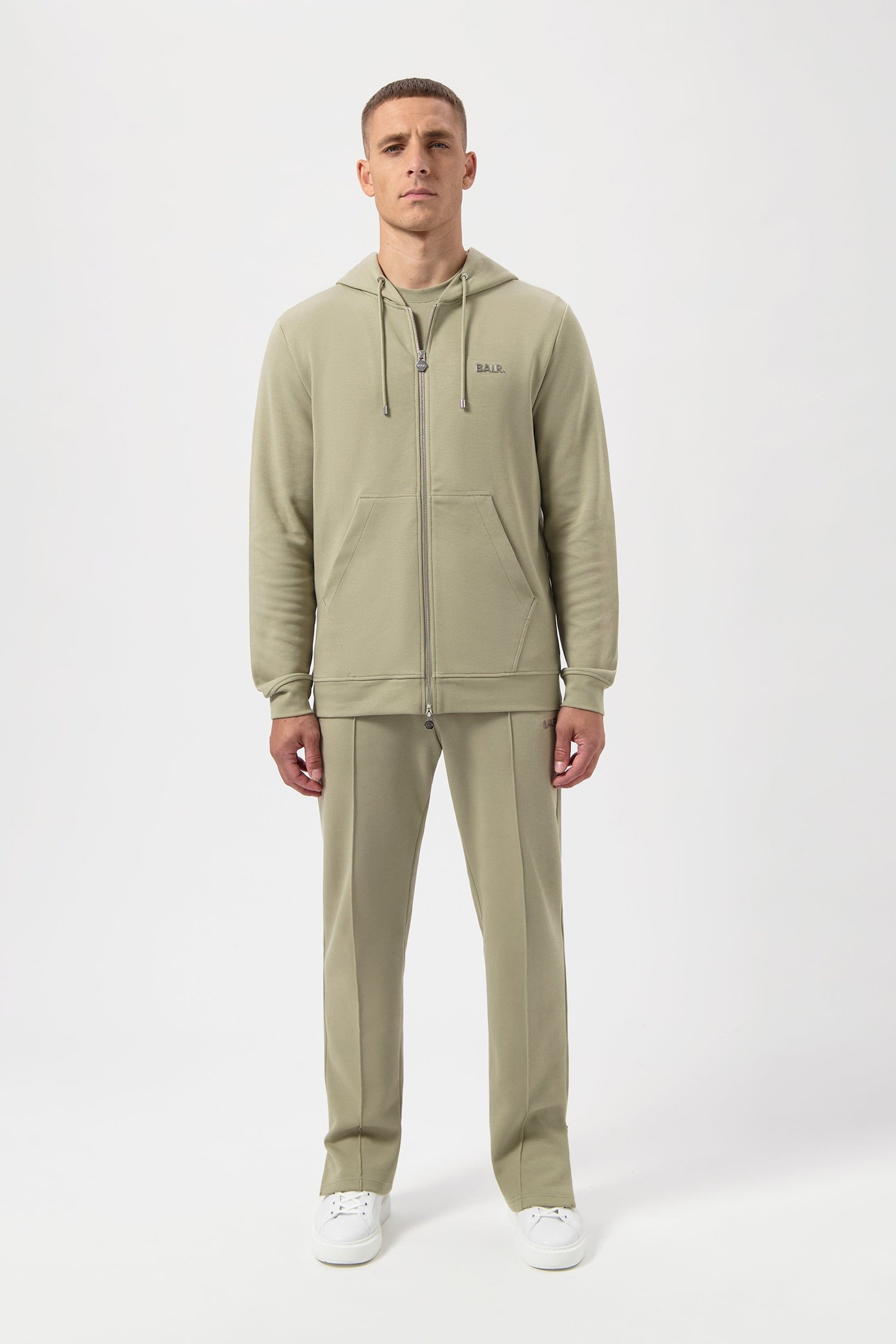 Q-SERIES REGULAR FIT ZIP THROUGH HOODIE SENECA GREY 2