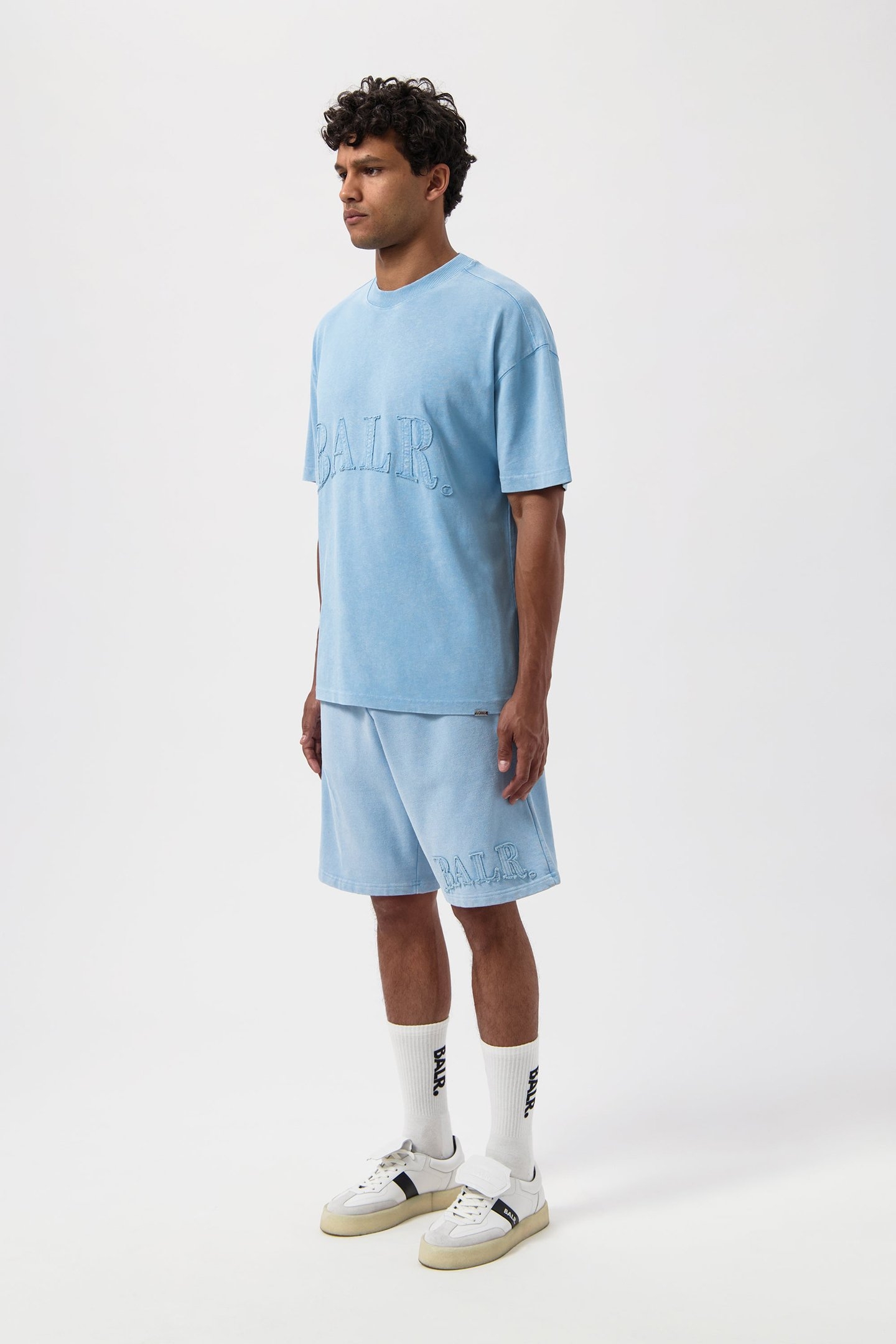 URBAN WASHED BOX T-SHIRT BREEZE BLUE 6