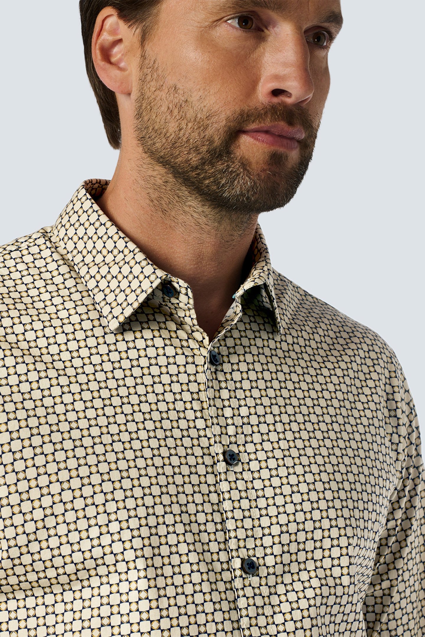 SHIRT STRETCH ALLOVER PRINTED CEMENT 6