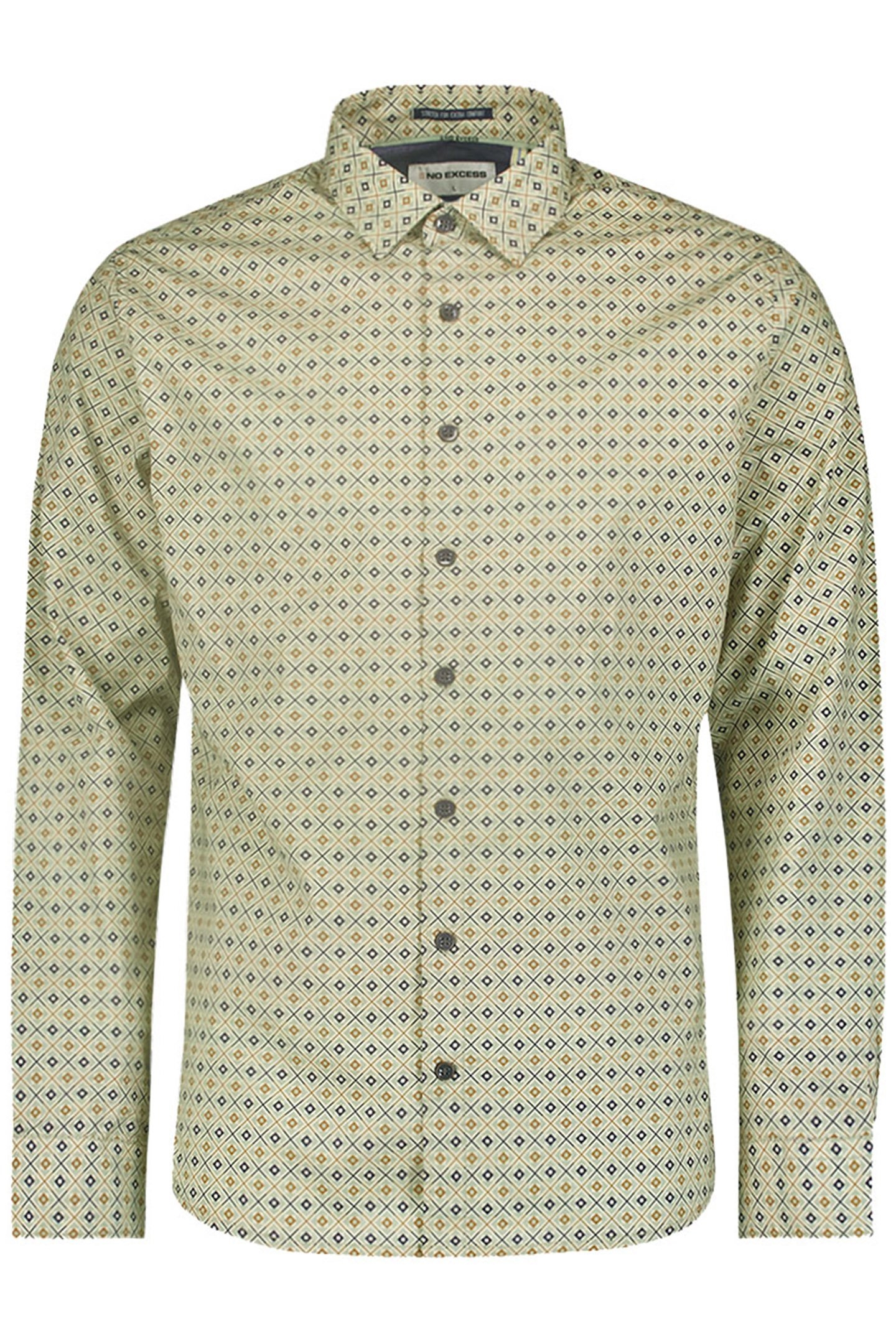 SHIRT STRETCH ALLOVER PRINTED SMOKE 4
