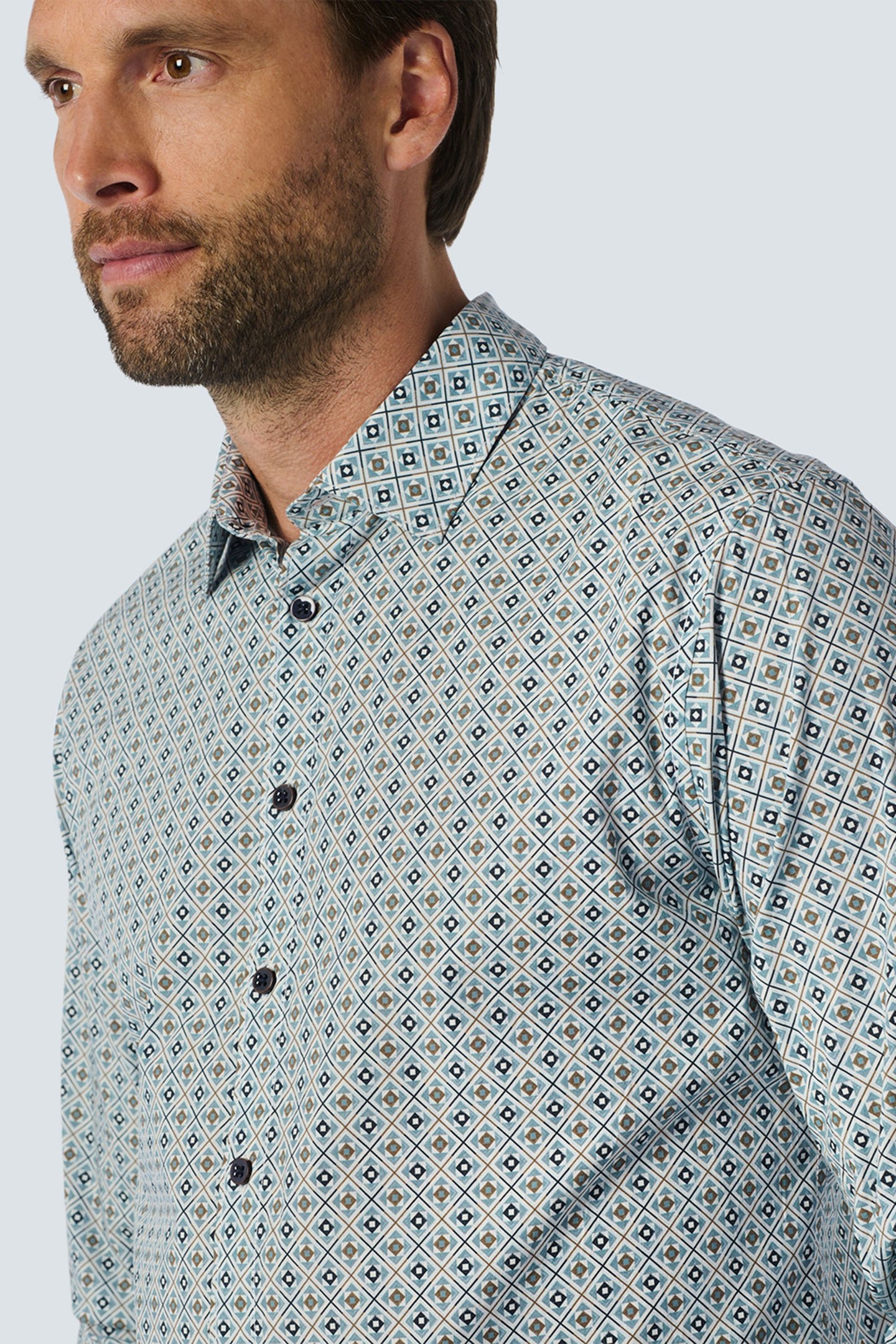 SHIRT STRETCH ALLOVER PRINTED CLOUD 6