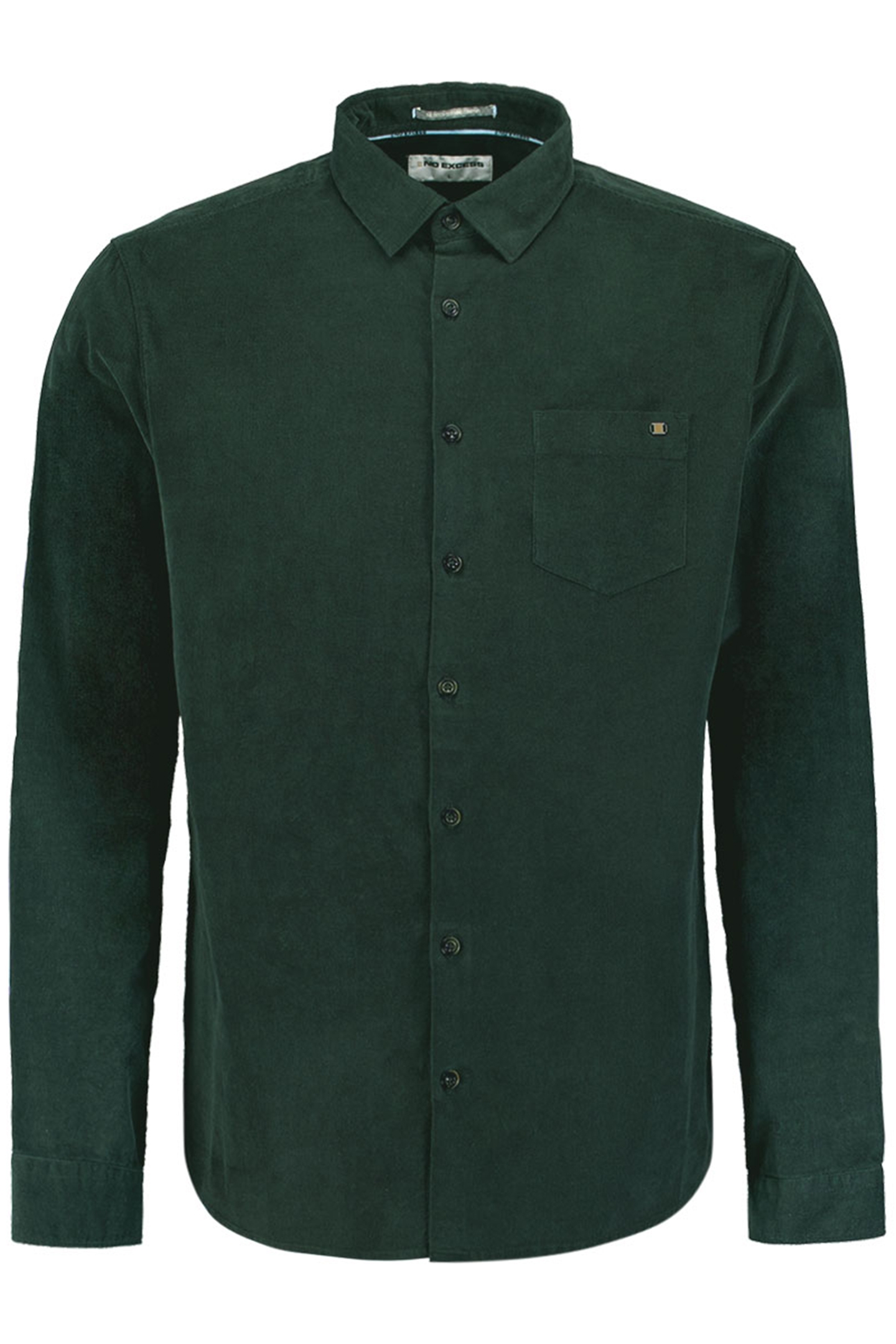 SHIRT CORDUROY SOLID DARK GREEN 4