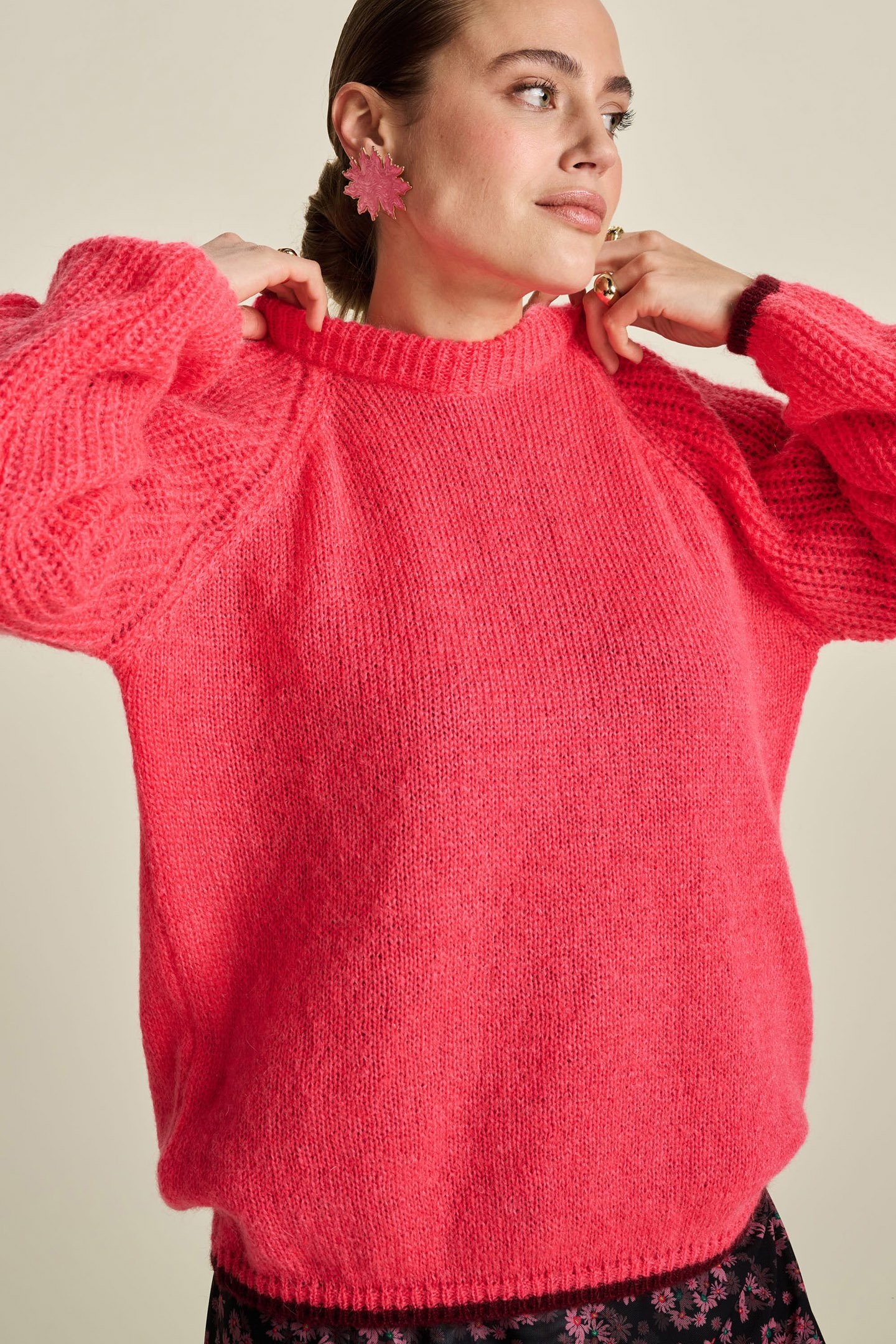 PULLOVER - VIBRANT PINK 5
