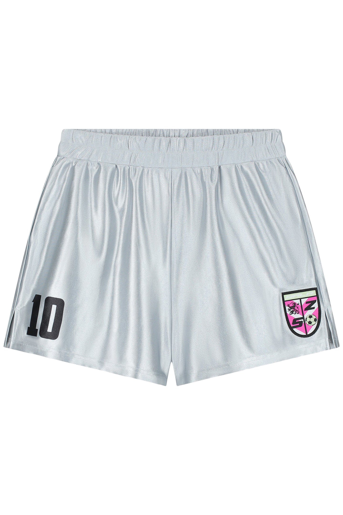 SAAR FOOTBALL SHORTS SILVER 1
