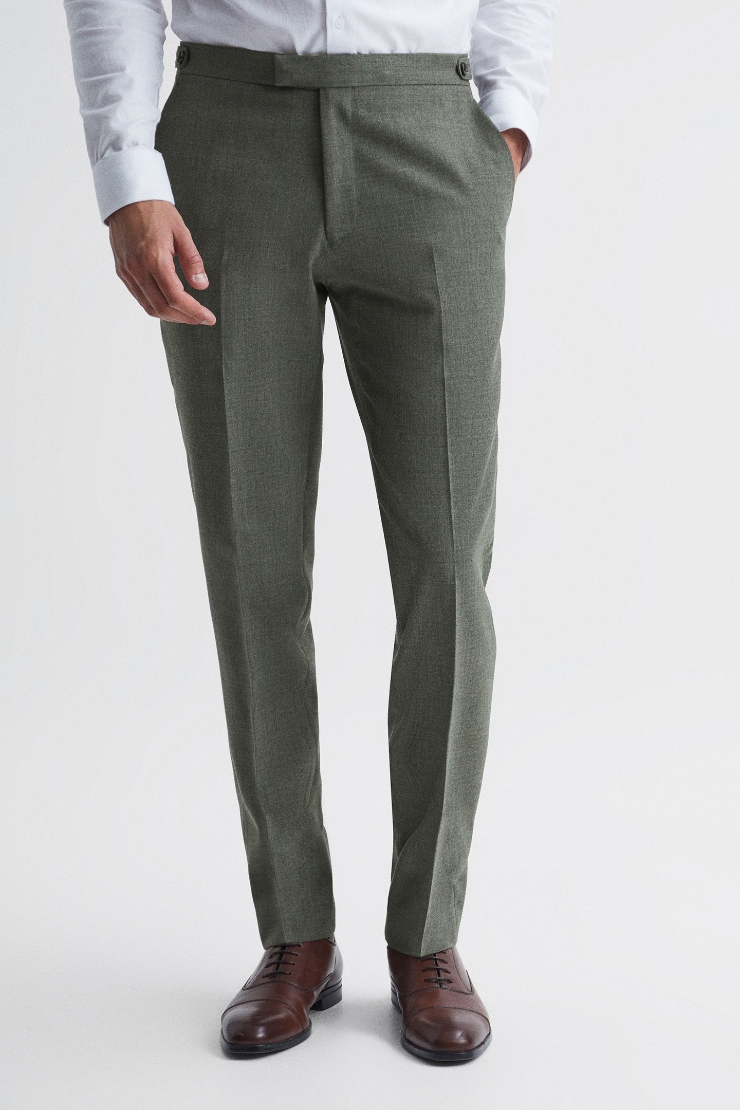 FIRM -PLAIN WEAVE MIXER T GREEN 1