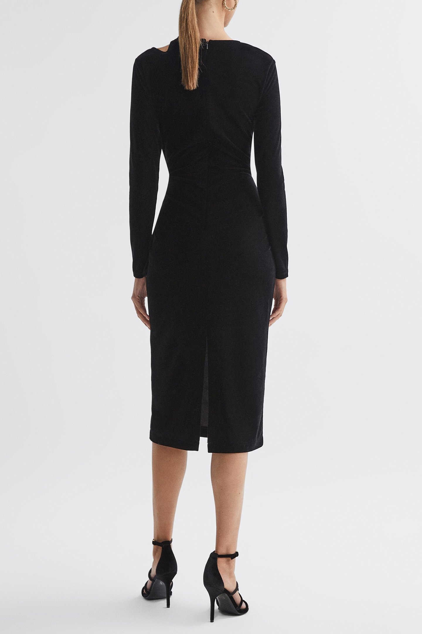 VELVET LS BODYCON BLACK 2