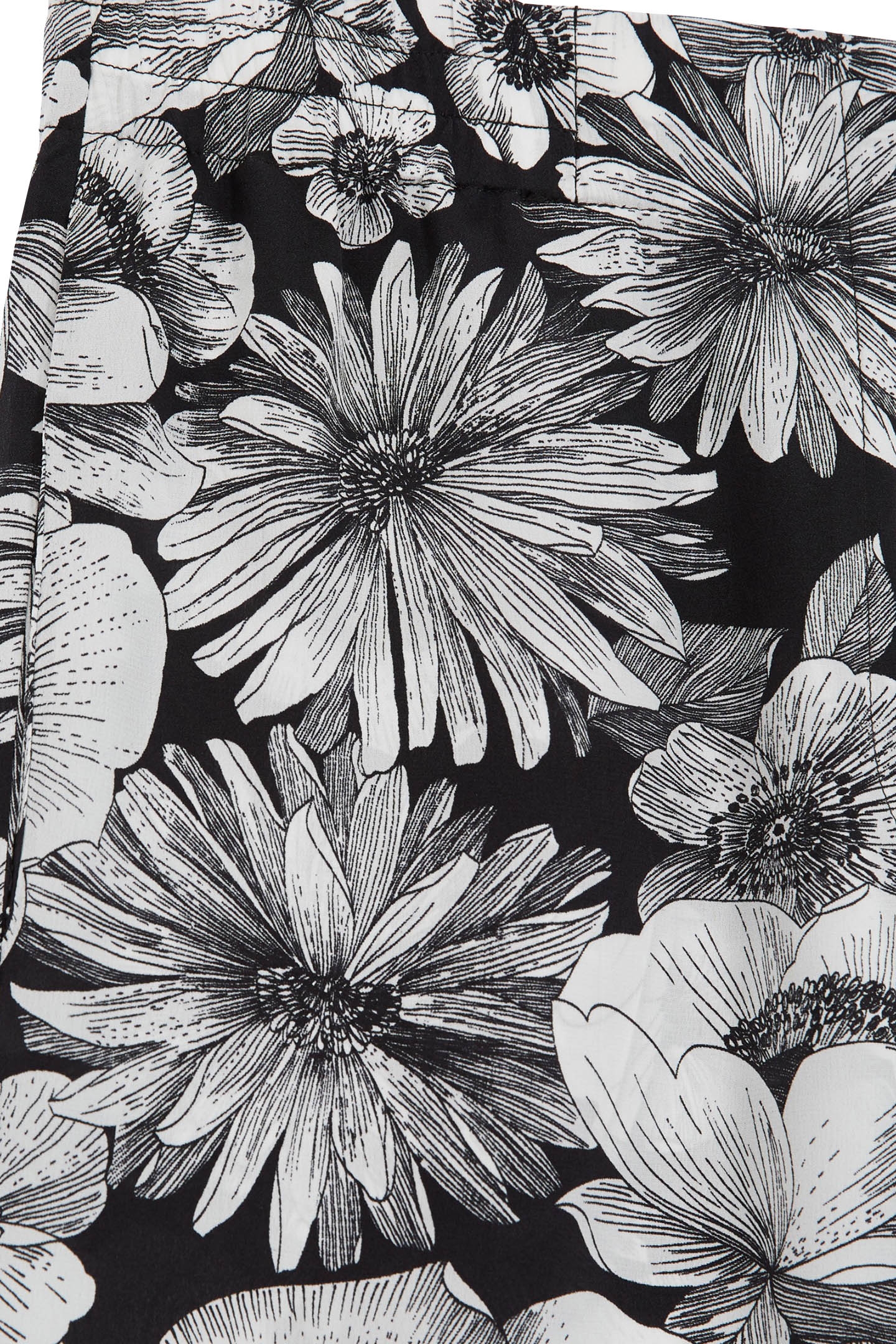 PANTALON ROMANTIC GARDEN BLACK WHITE 6