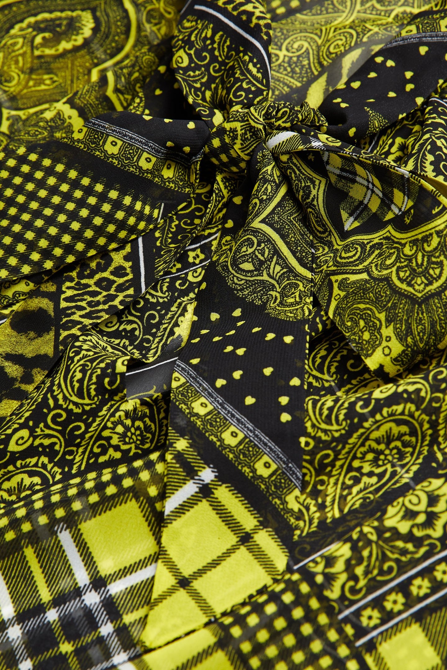 TOP FOULARD FITE BLACK/YELLOW 8