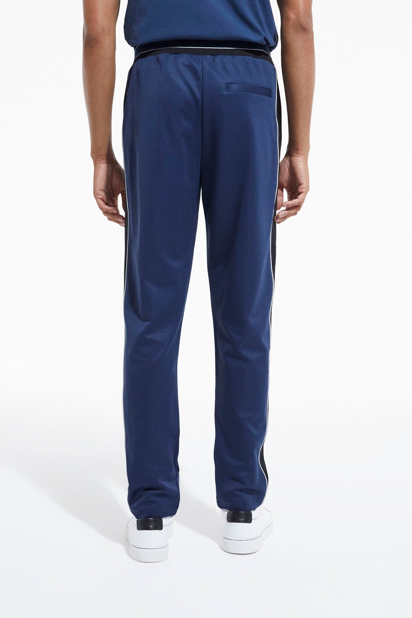 JOGGING JACKETS WITH CONTRASTING STRIPS NAVY 2