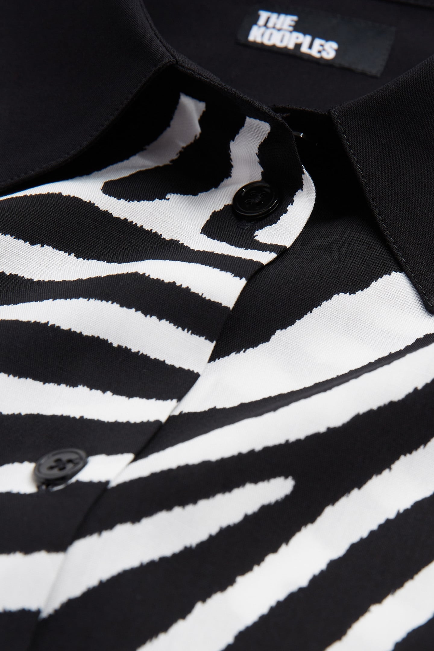 CHEMISE ZEBRA PRINT BLACK WHITE 2